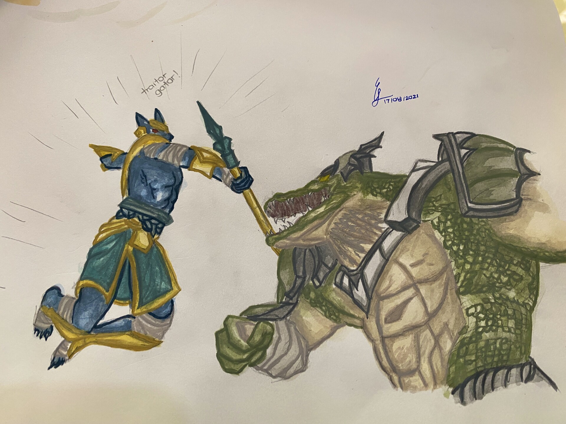 ArtStation - Nasus vs Renekton