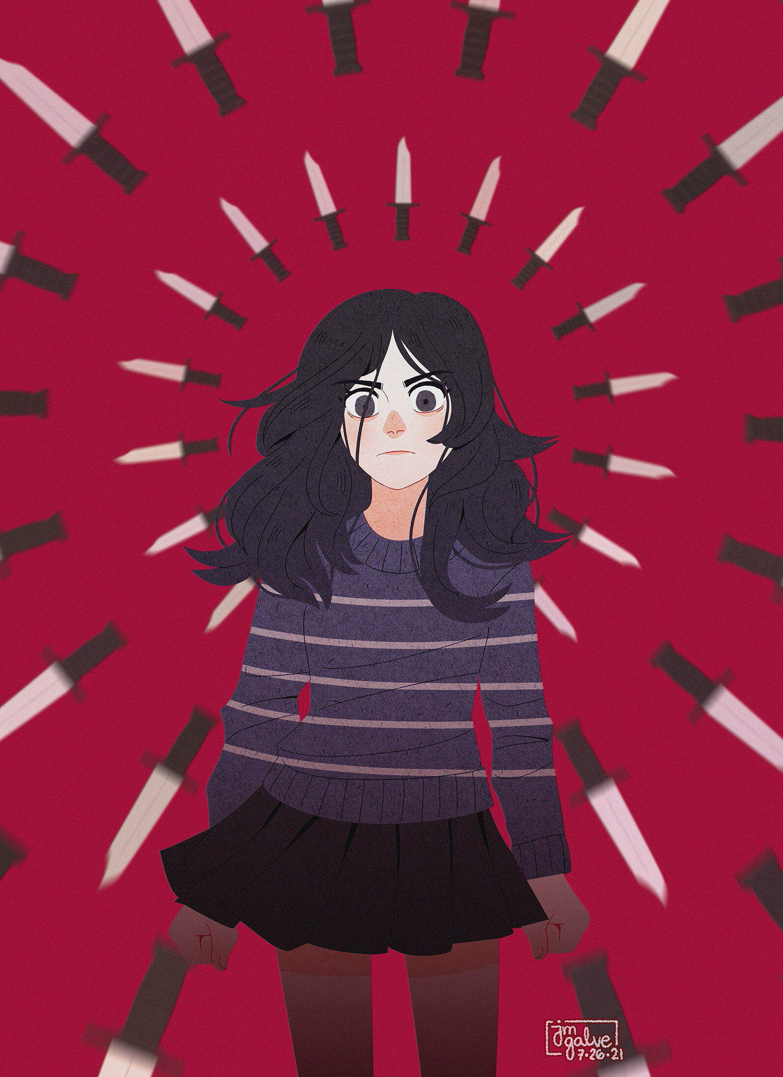 ArtStation Knife Girl