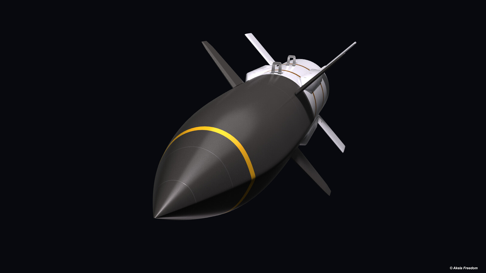 HAWC - Hypersonic Air-breathing Weapon Concept

Link for 3D model:
https://www.cgtrader.com/3d-models/military/rocketry/hawc-hypersonic-cruise-missile-concept