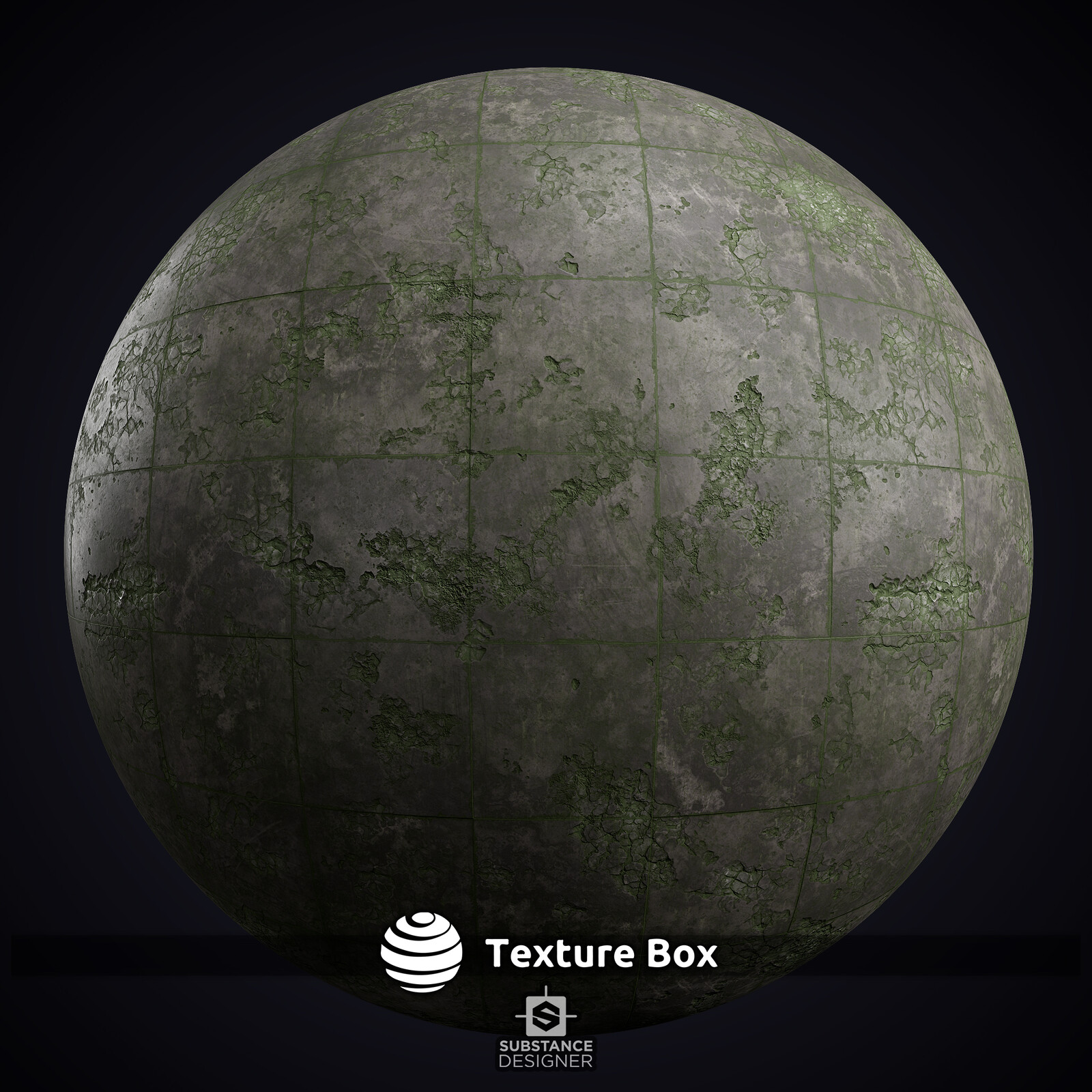 Concrete Walls | %100 Substance Designer | PBR Materials