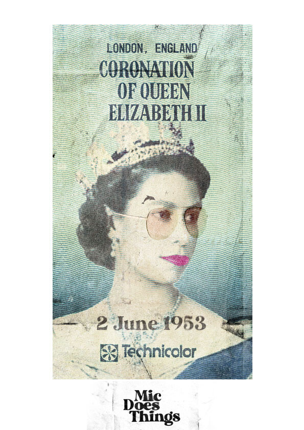 Queen Elizabeth II Coronation - Vintage Poster