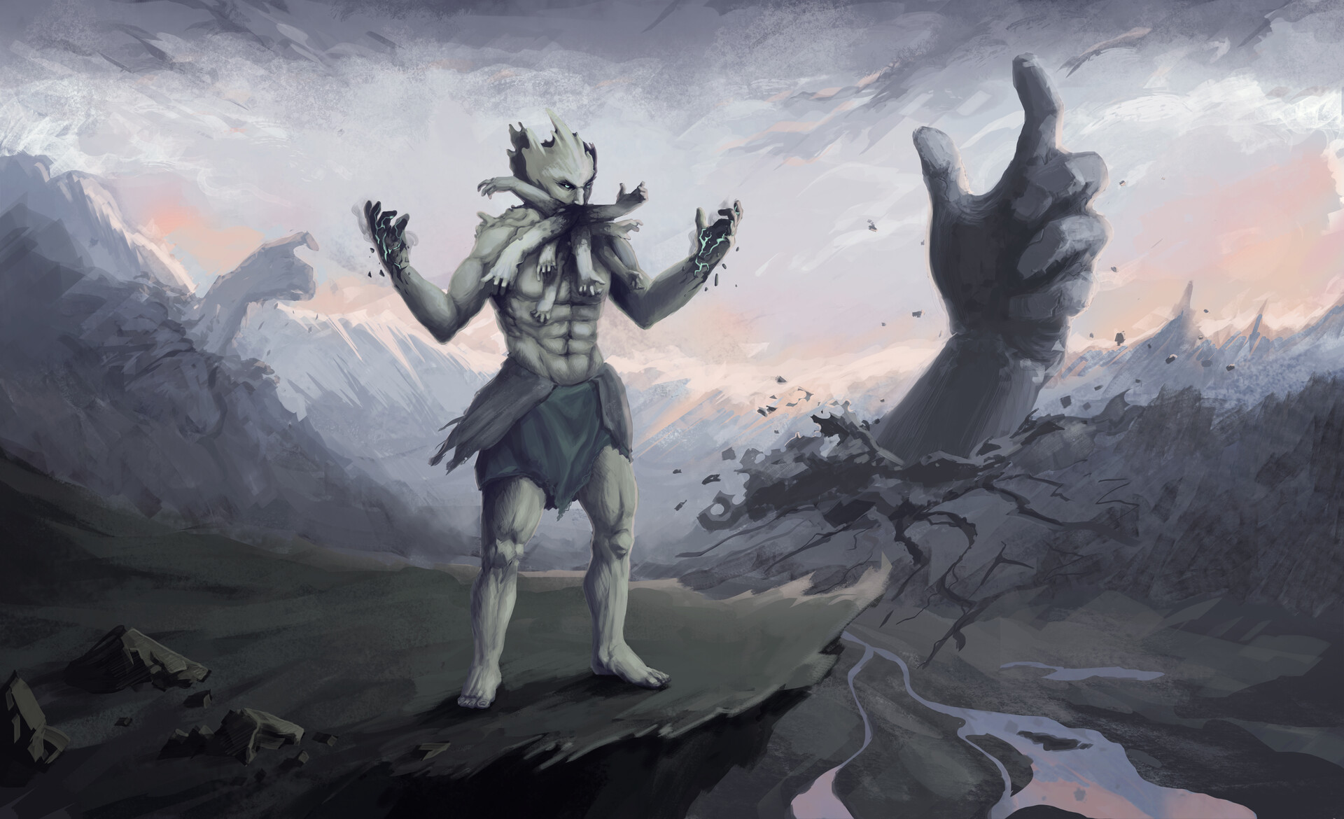 ArtStation - Eating demon