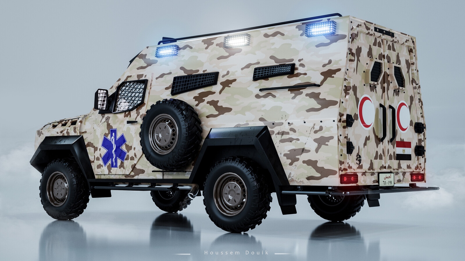 Military Version of the Thebes
Armored military ambulance