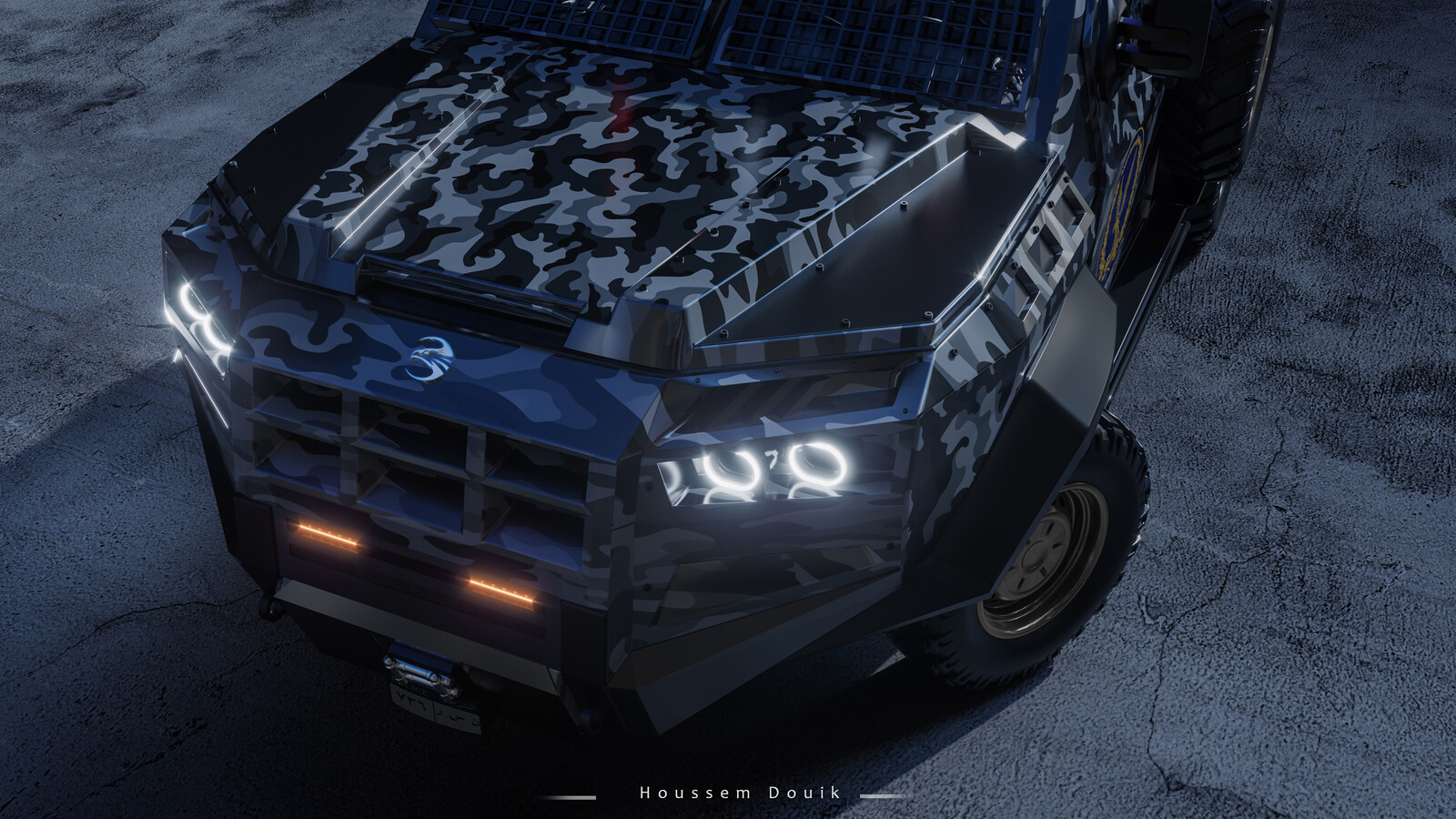 Police urban version of the Thebes
Armored Police Truck