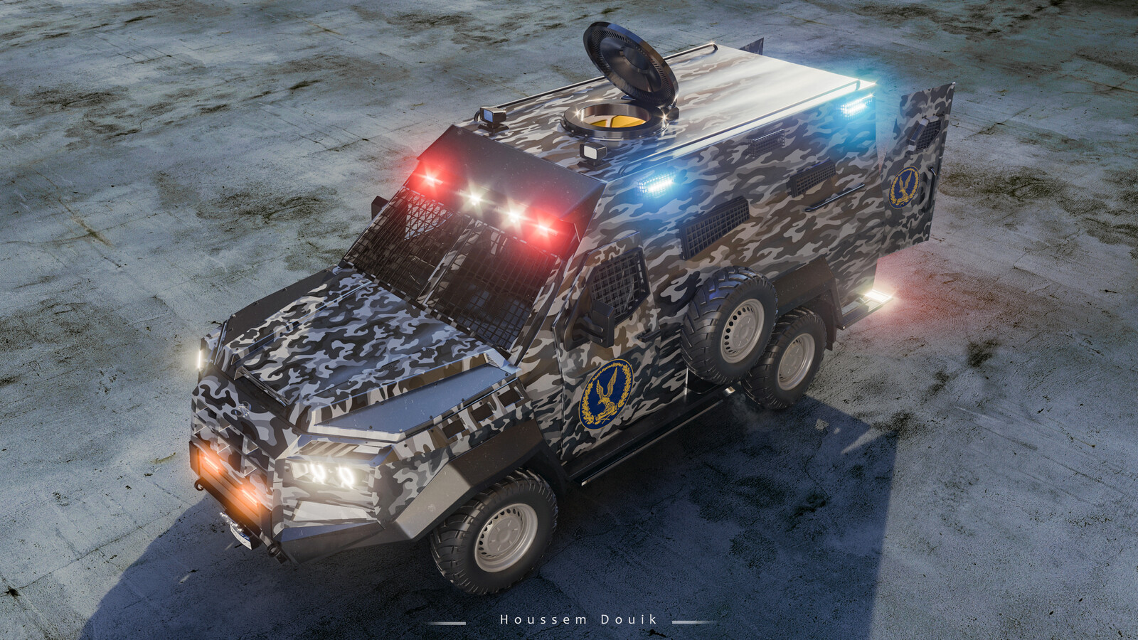 Police urban version of the Thebes
Armored Police Truck