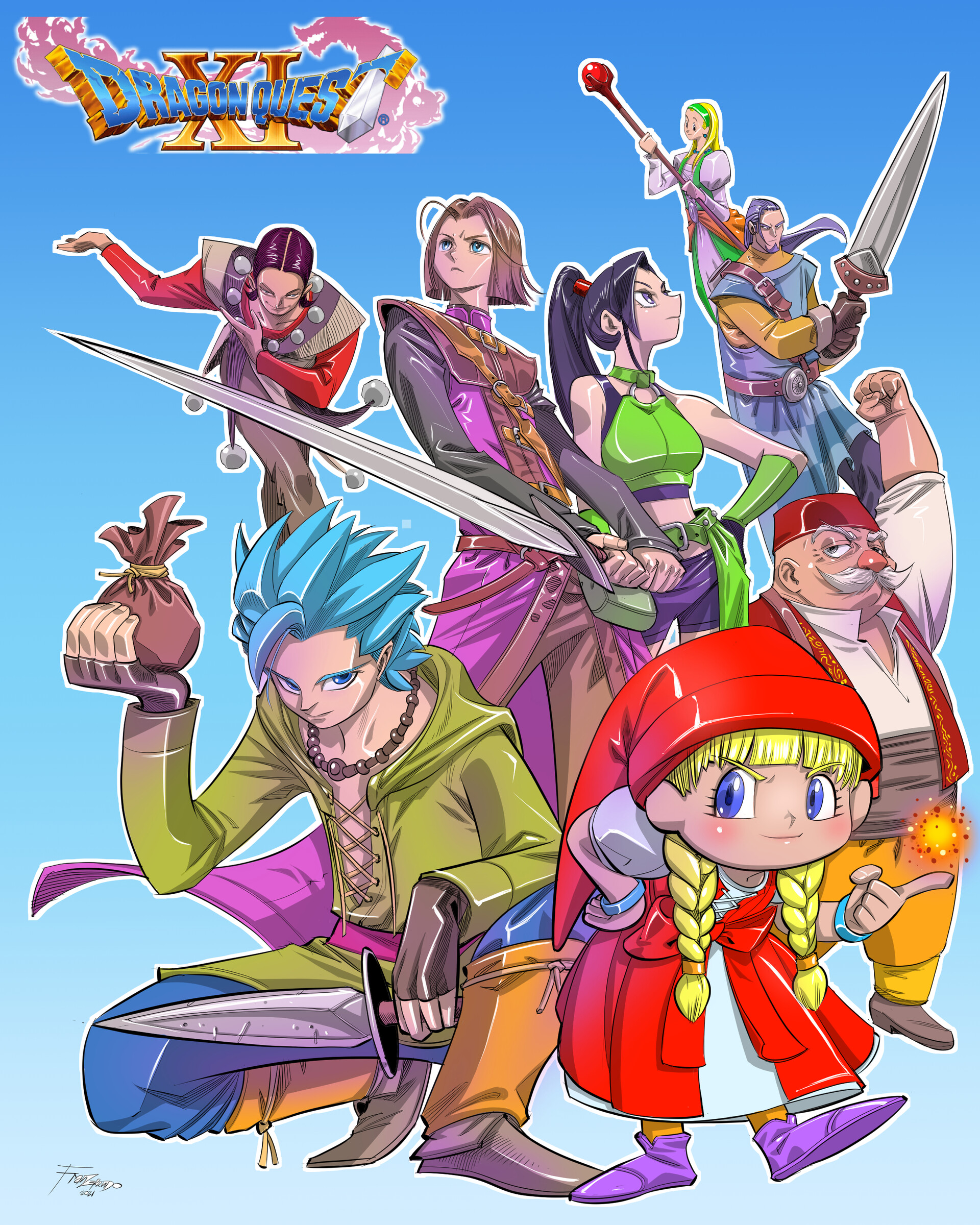 ArtStation - Dragon Quest 11