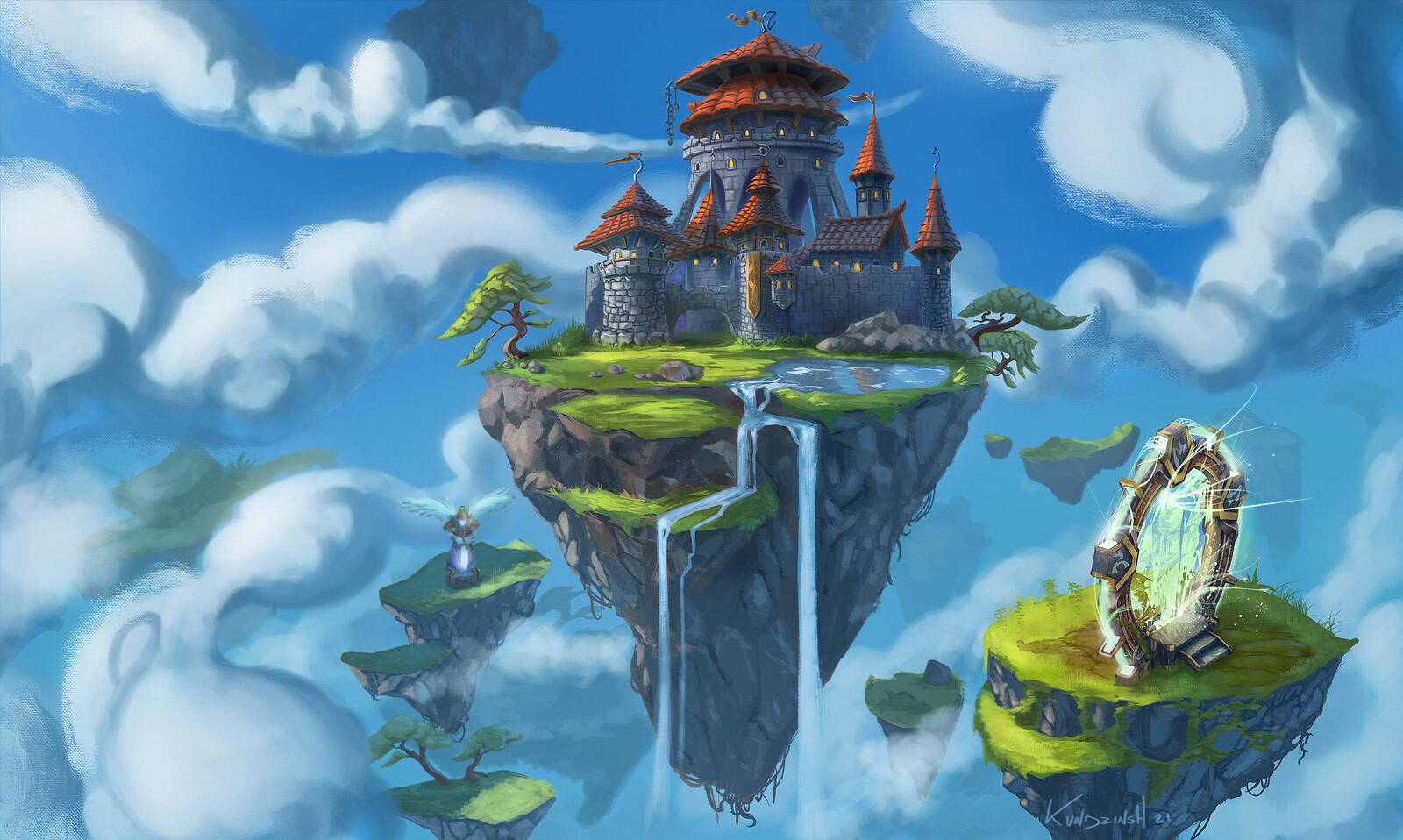 Infinity skies splash art