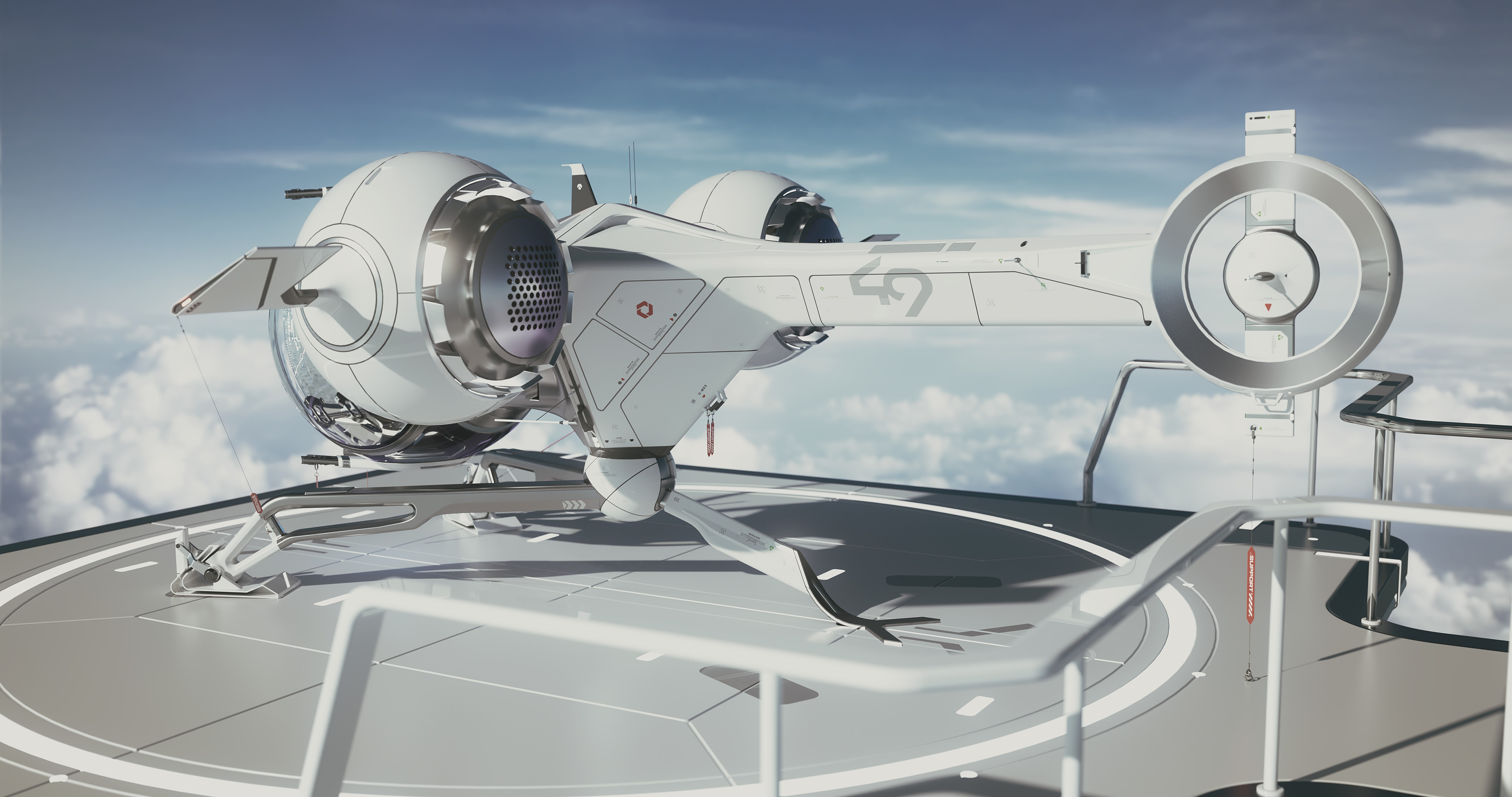 Bubble Ship ArtStation