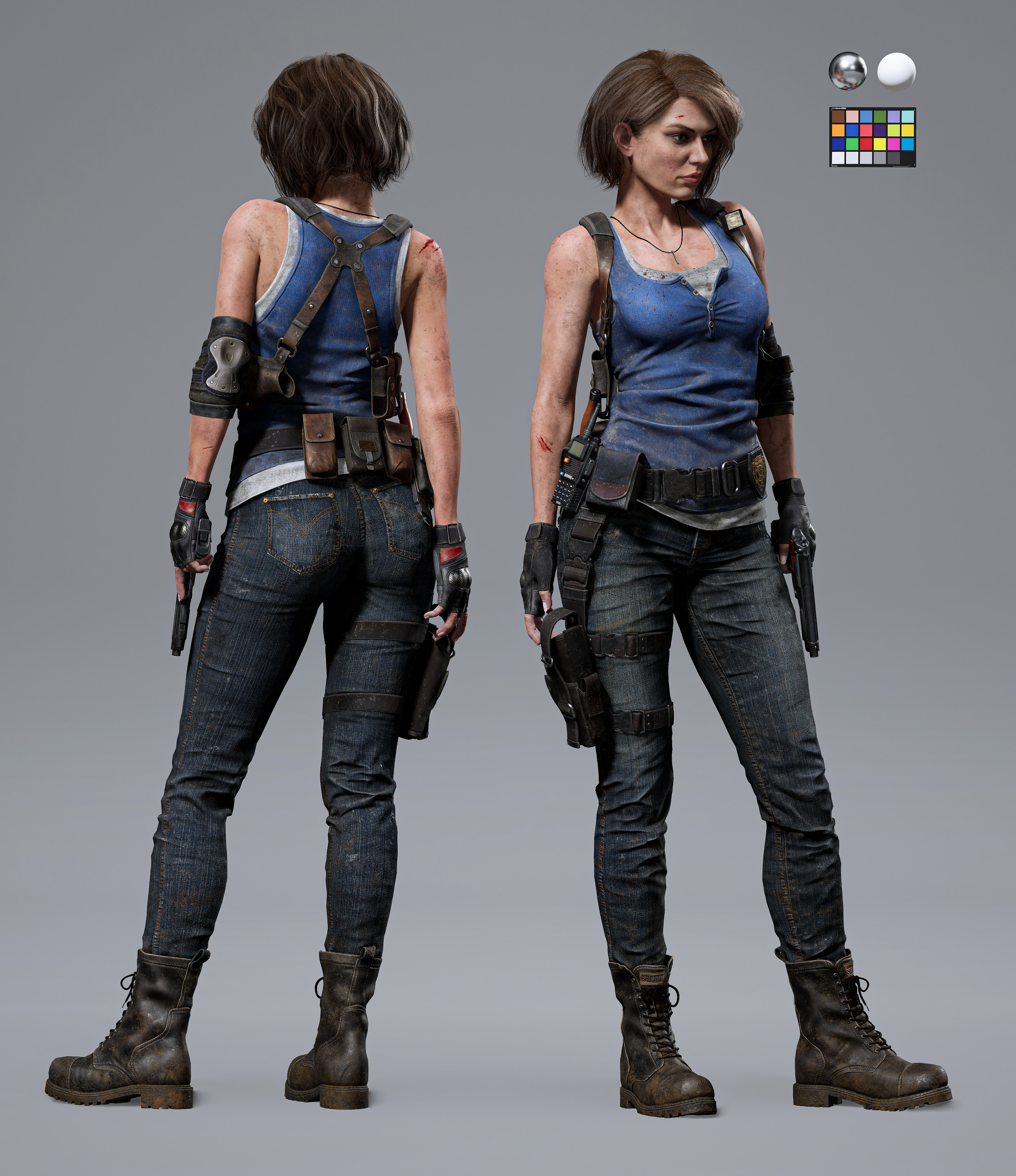 Jill Valentine, Resident Evil 3 Fan Art by Manu Herrador