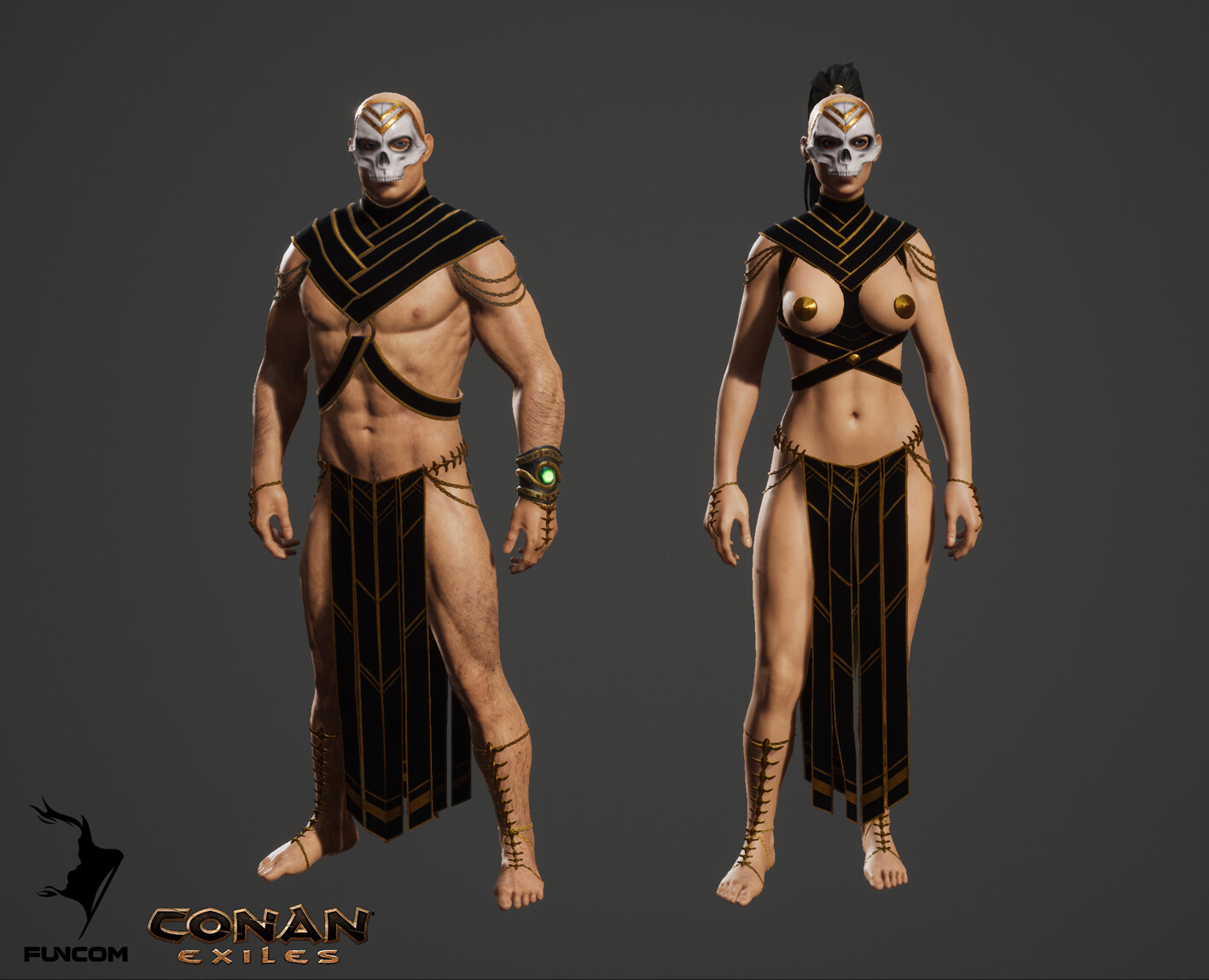 Conan Exiles work - models.