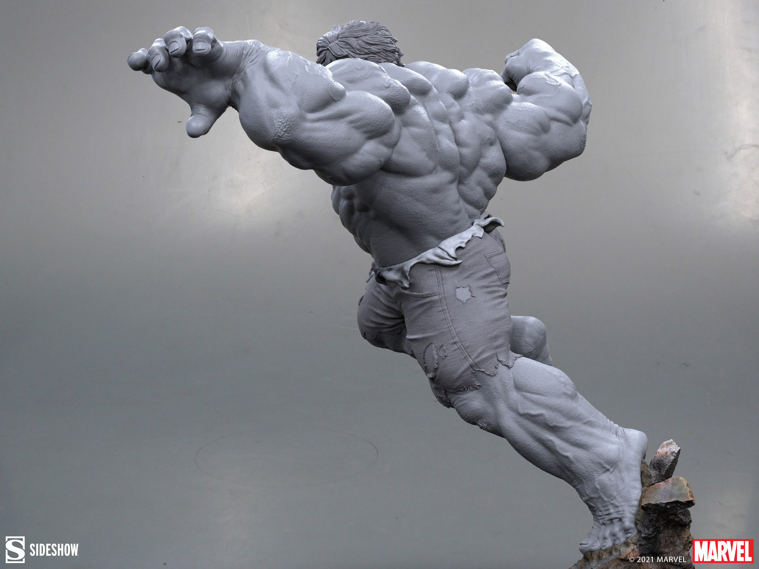martin canale - HULK VS HULKBUSTER MAQUETTE SIDESHOW COLLECTIBLES