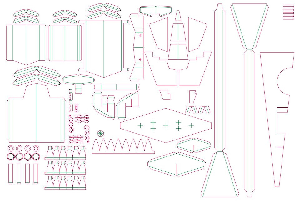 Extract of the final pattern
