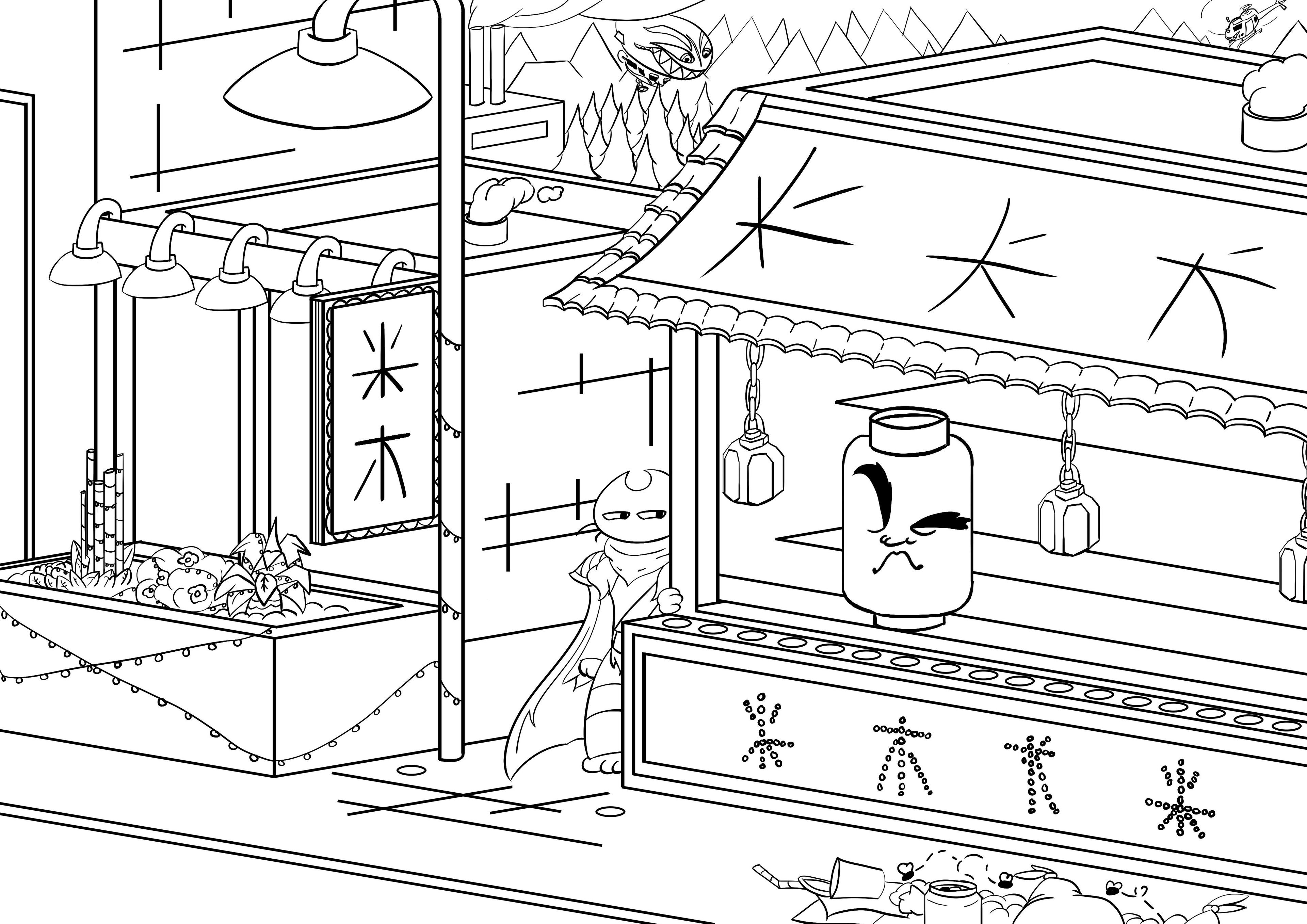 Revised Line Art
