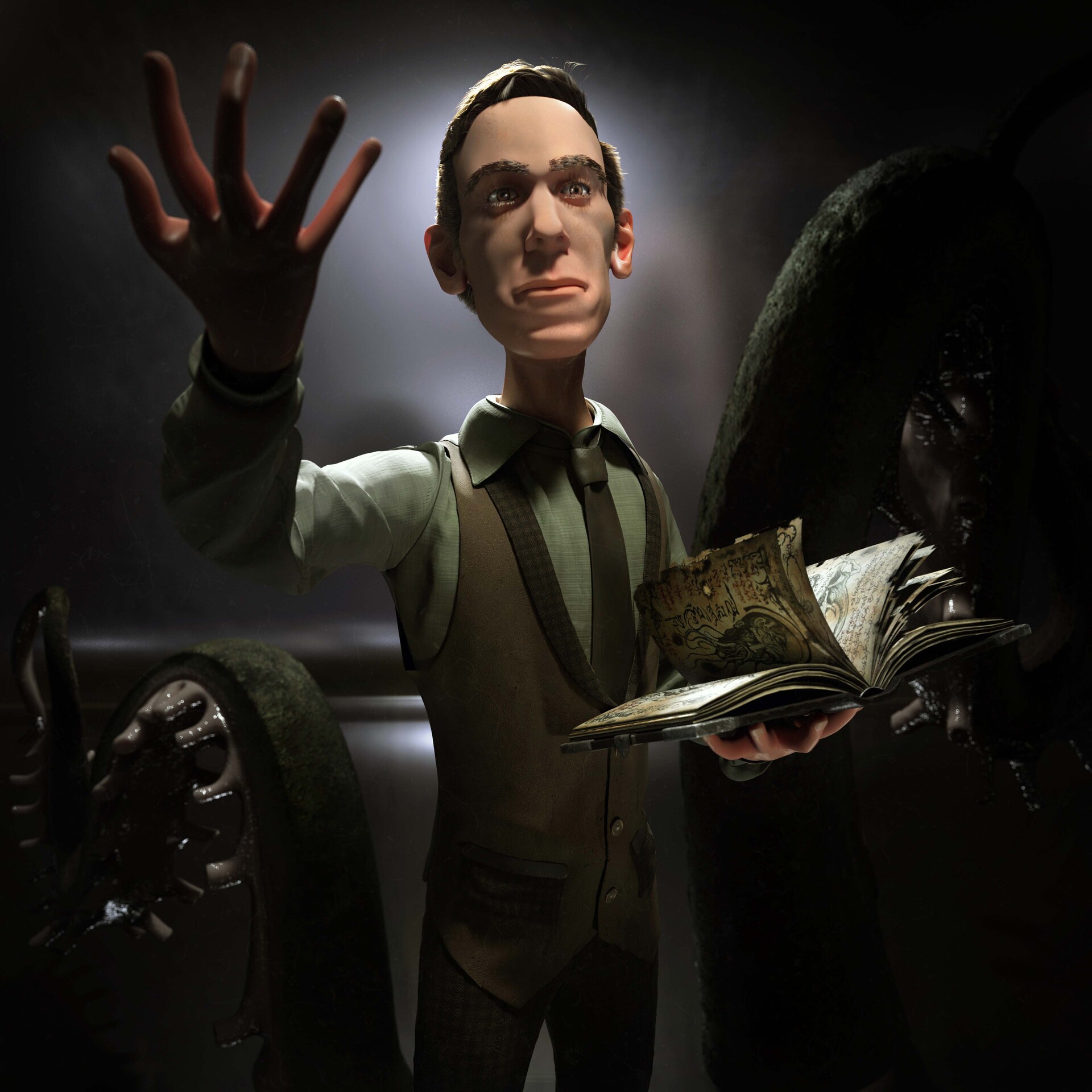 ArtStation - Young H.P.Lovecraft