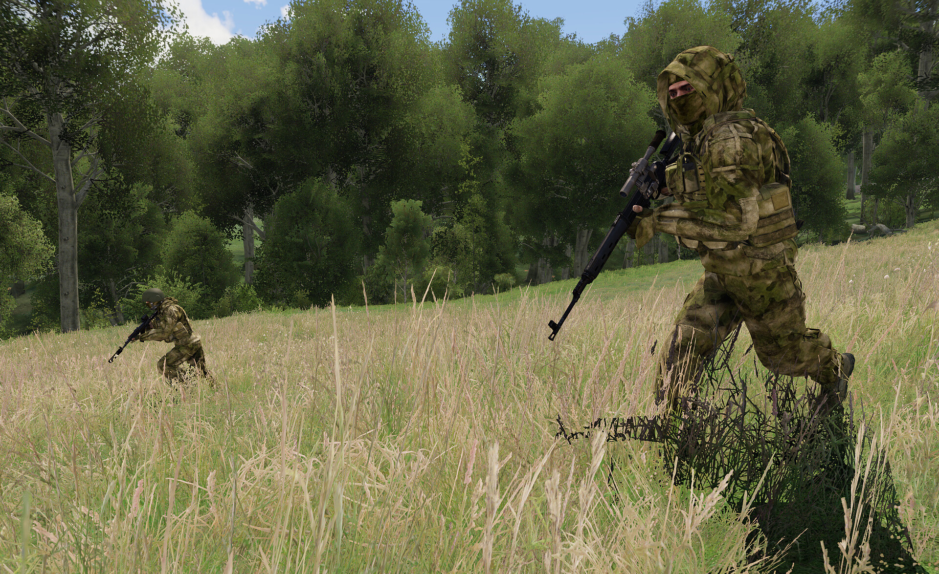 ArtStation - Clothes mod for the game Arma 3 winter camouflage.