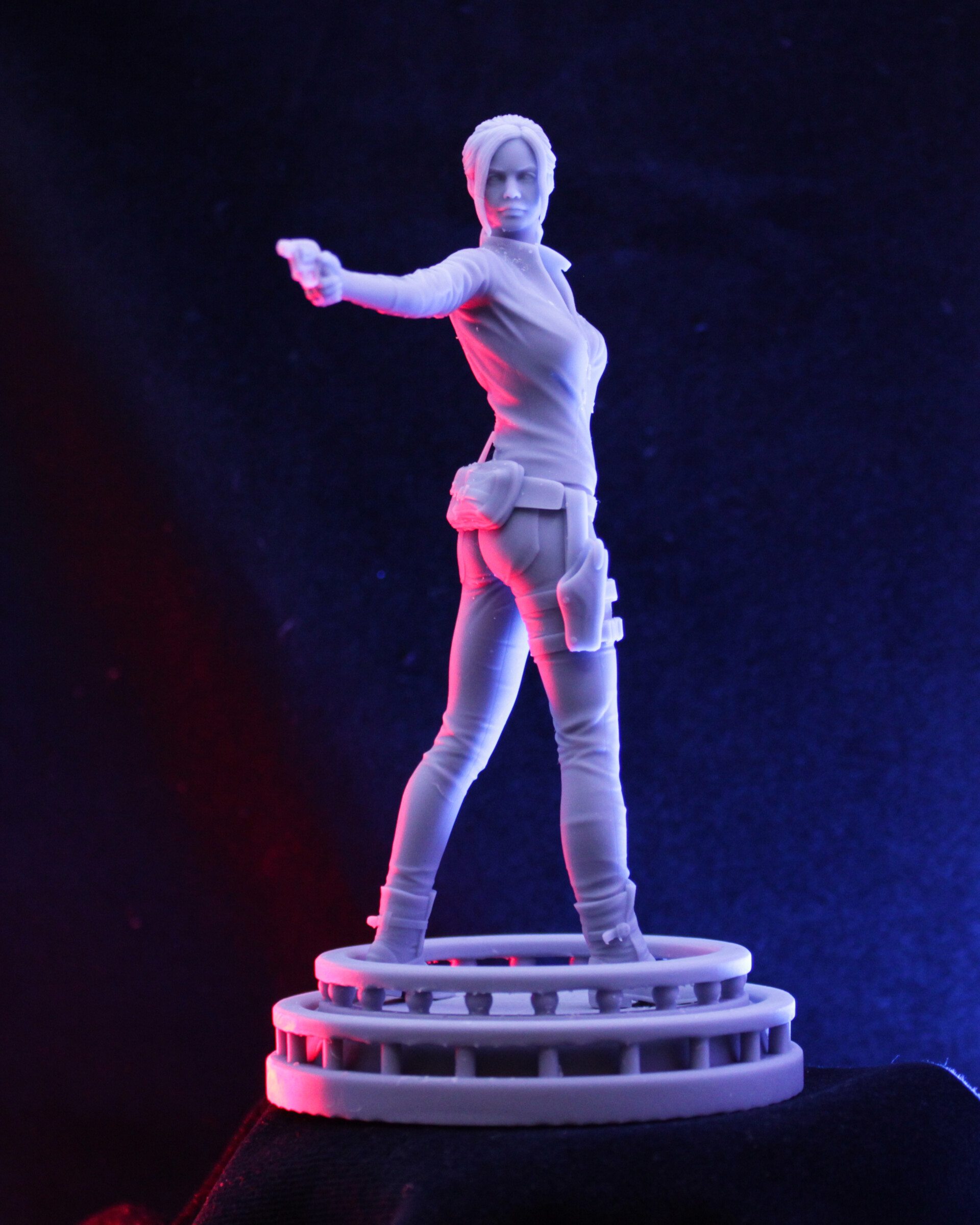 ArtStation - Claire Redfield - Resident Evil 2 Remake - Statue