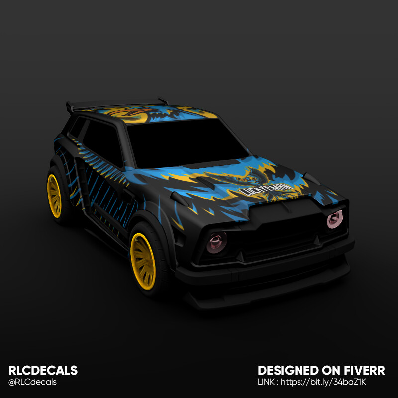 Younes A. Rocket league Custom decals