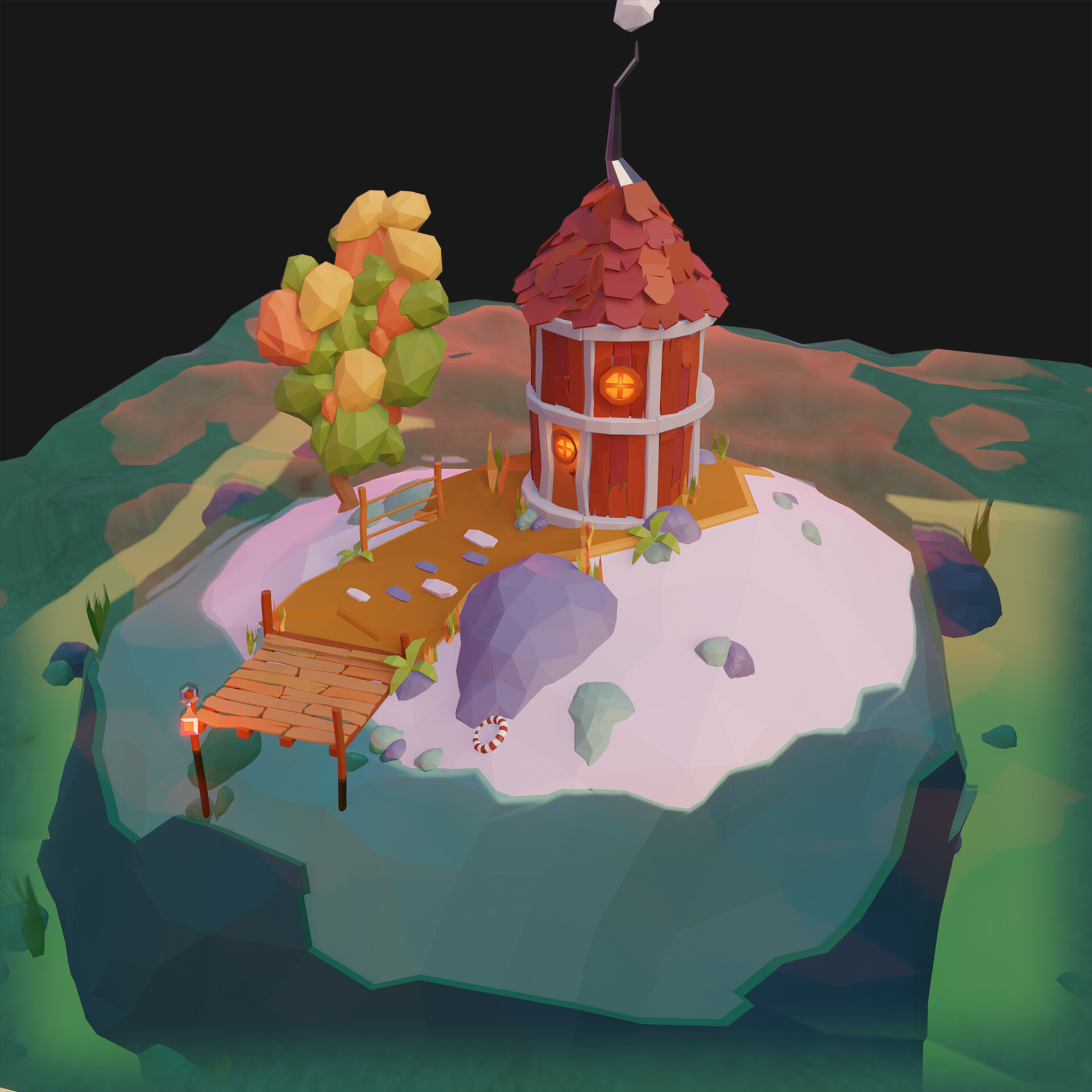 ArtStation House On The Hill