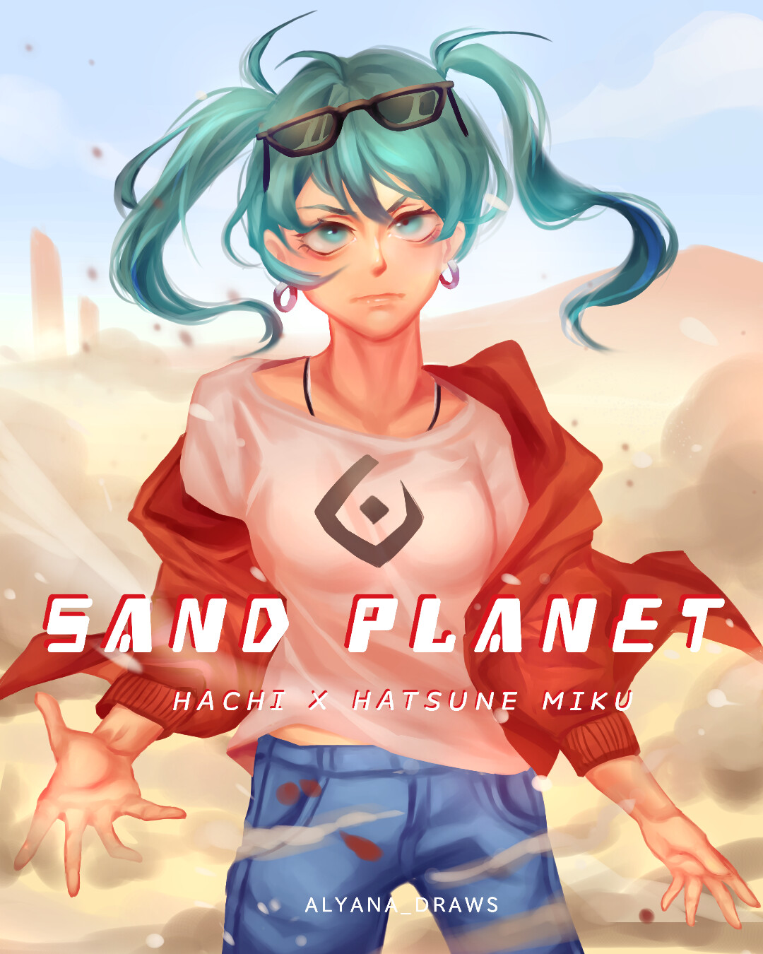 Artstation Hatsune Miku Sand Planet