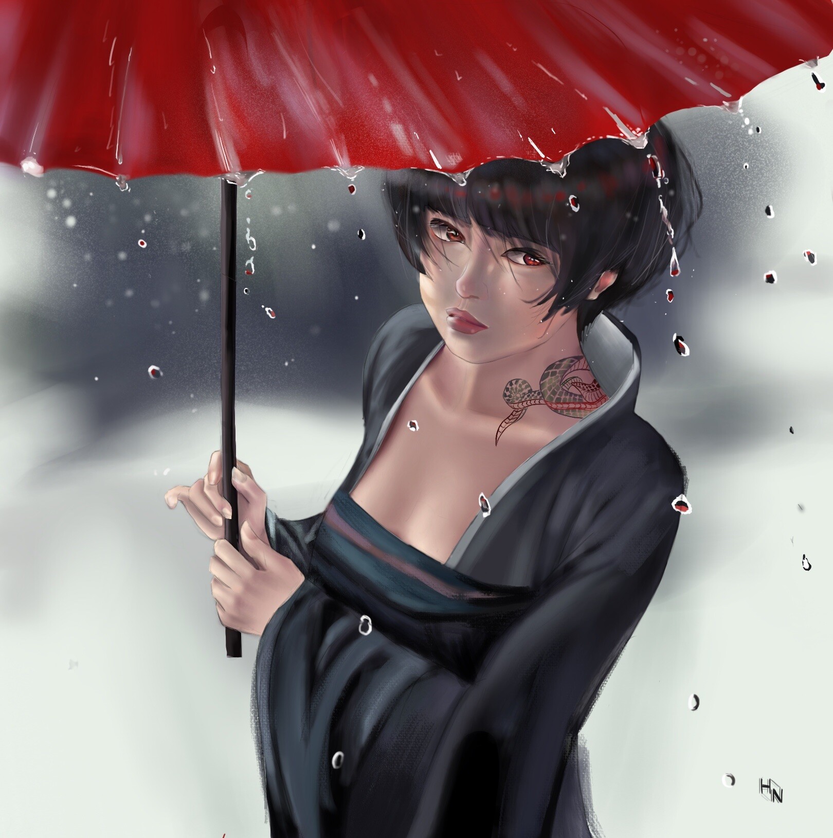 ArtStation Jade wlop masterstudy