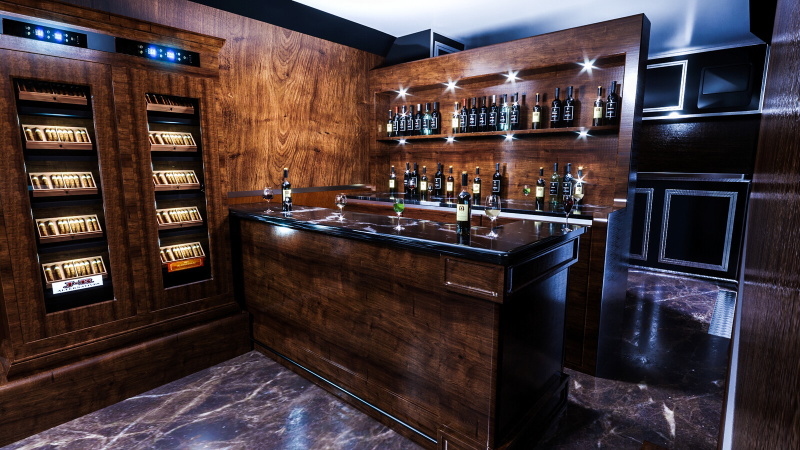 interior renders : Bar
