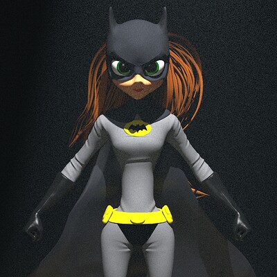 Batgirl in Batman suit!