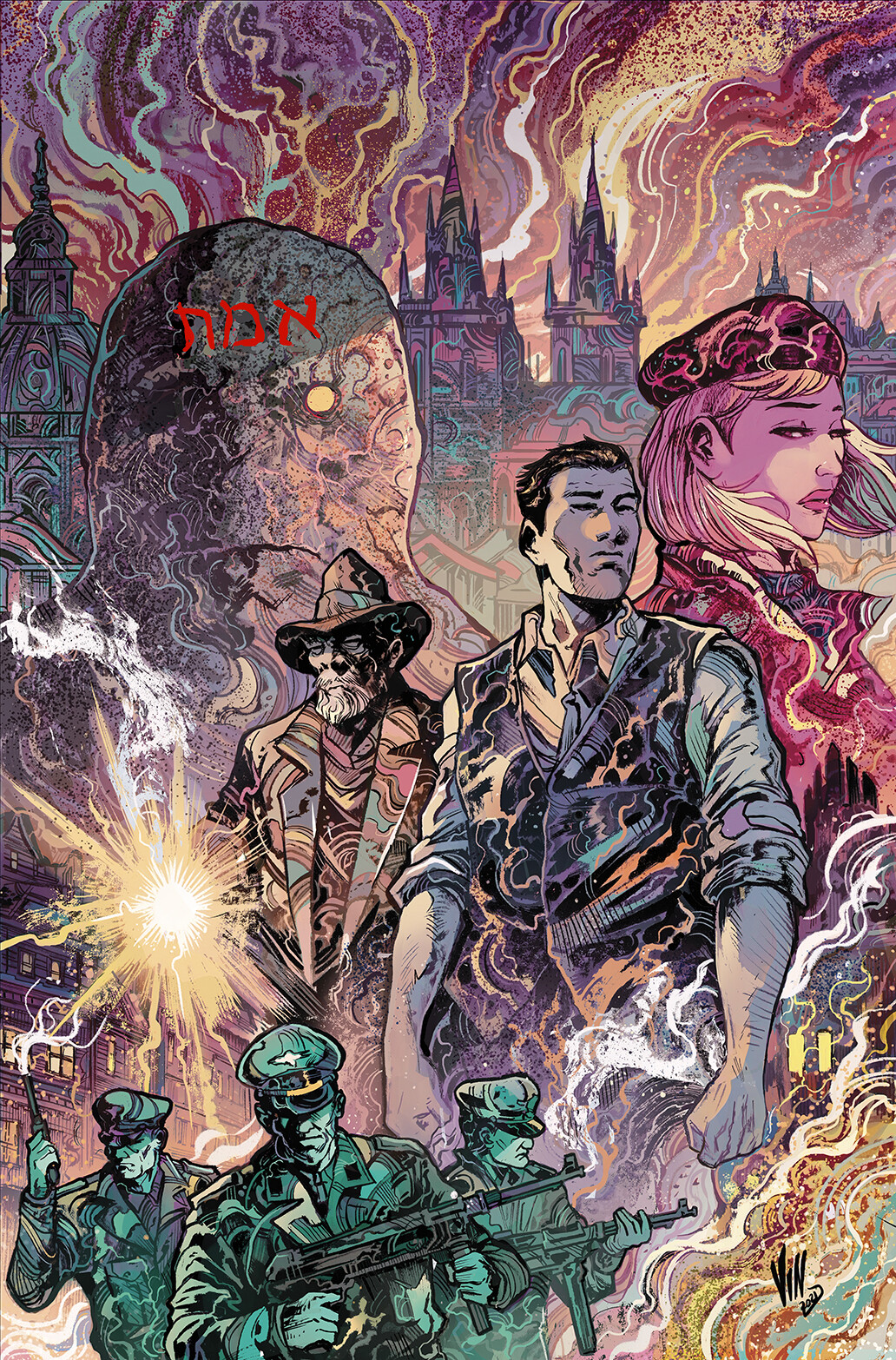 Artstation He Who Fights With Monsters 2 Variant Cover Vincenzo Riccardi