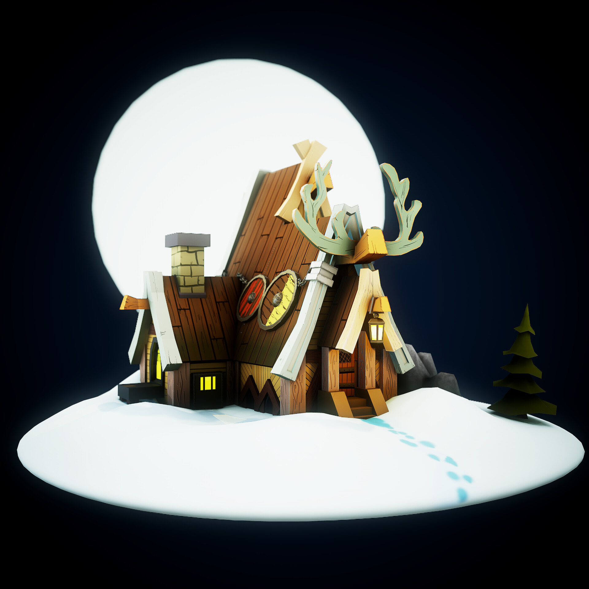 ArtStation Viking_House