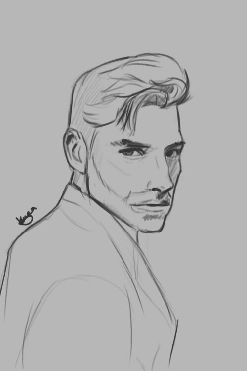 ArtStation - Man sketch