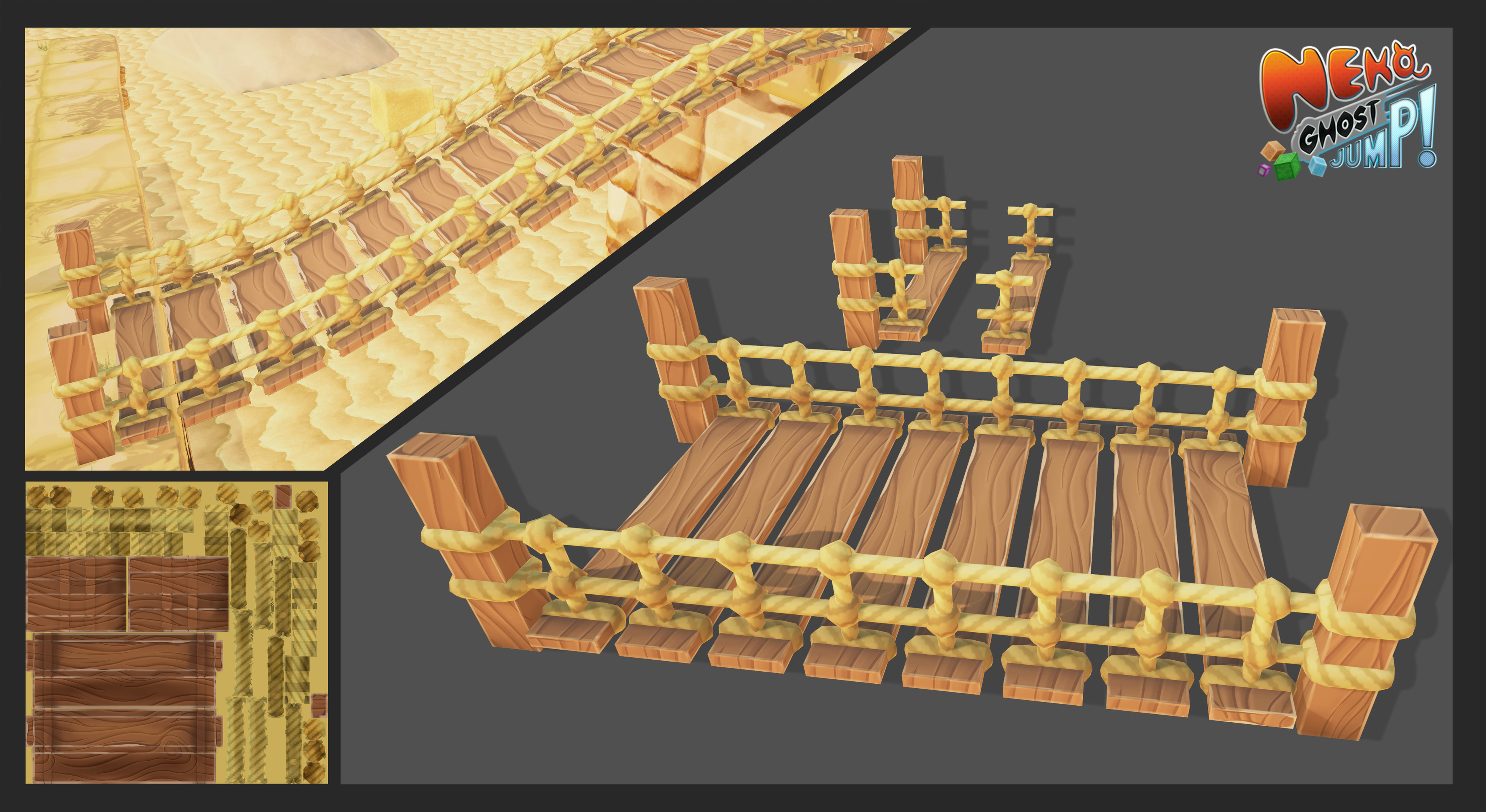 Bridge created for the Sandylands Biome Level Select