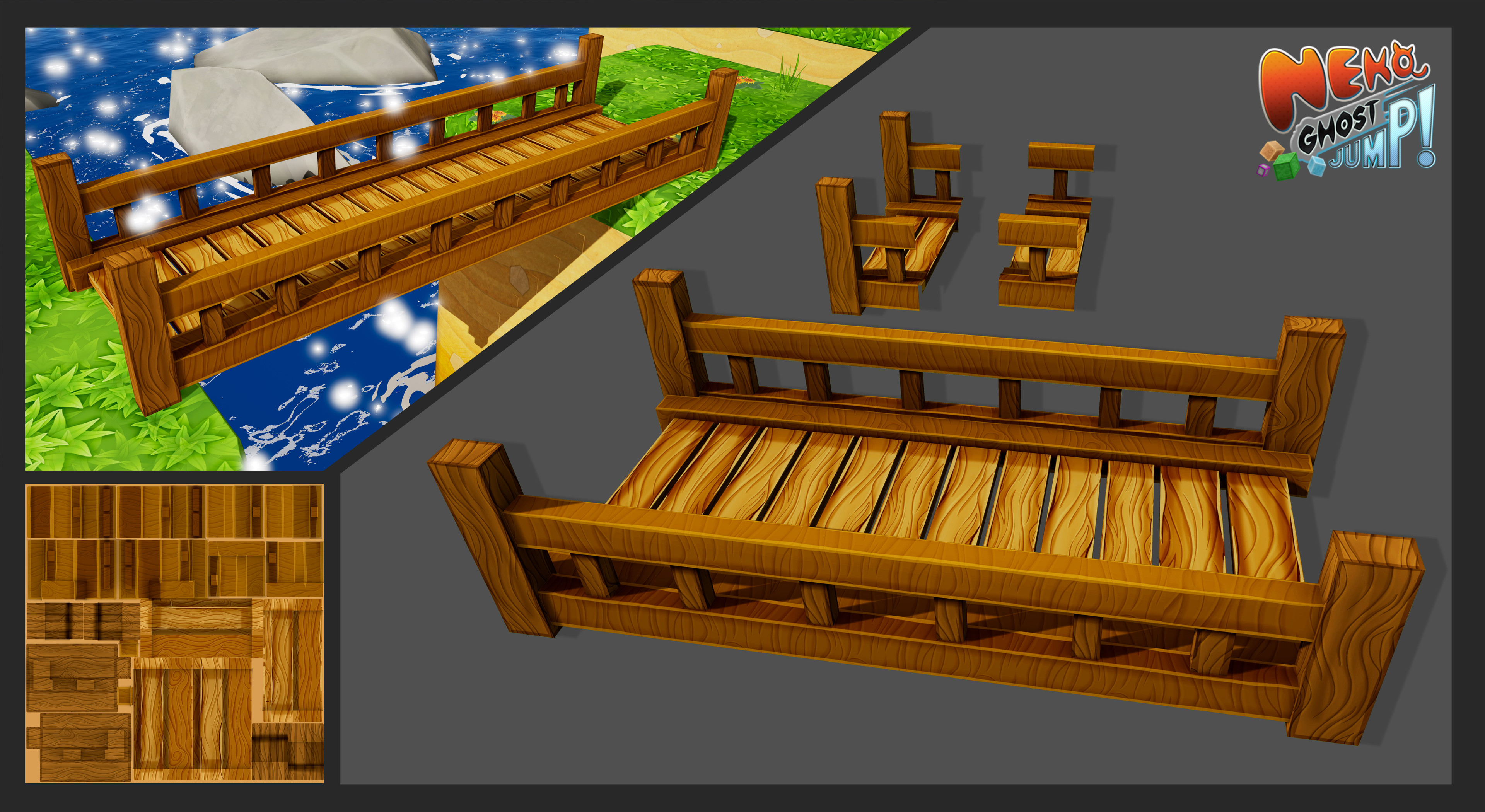 Bridge created for the Grasslands Biome Level Select