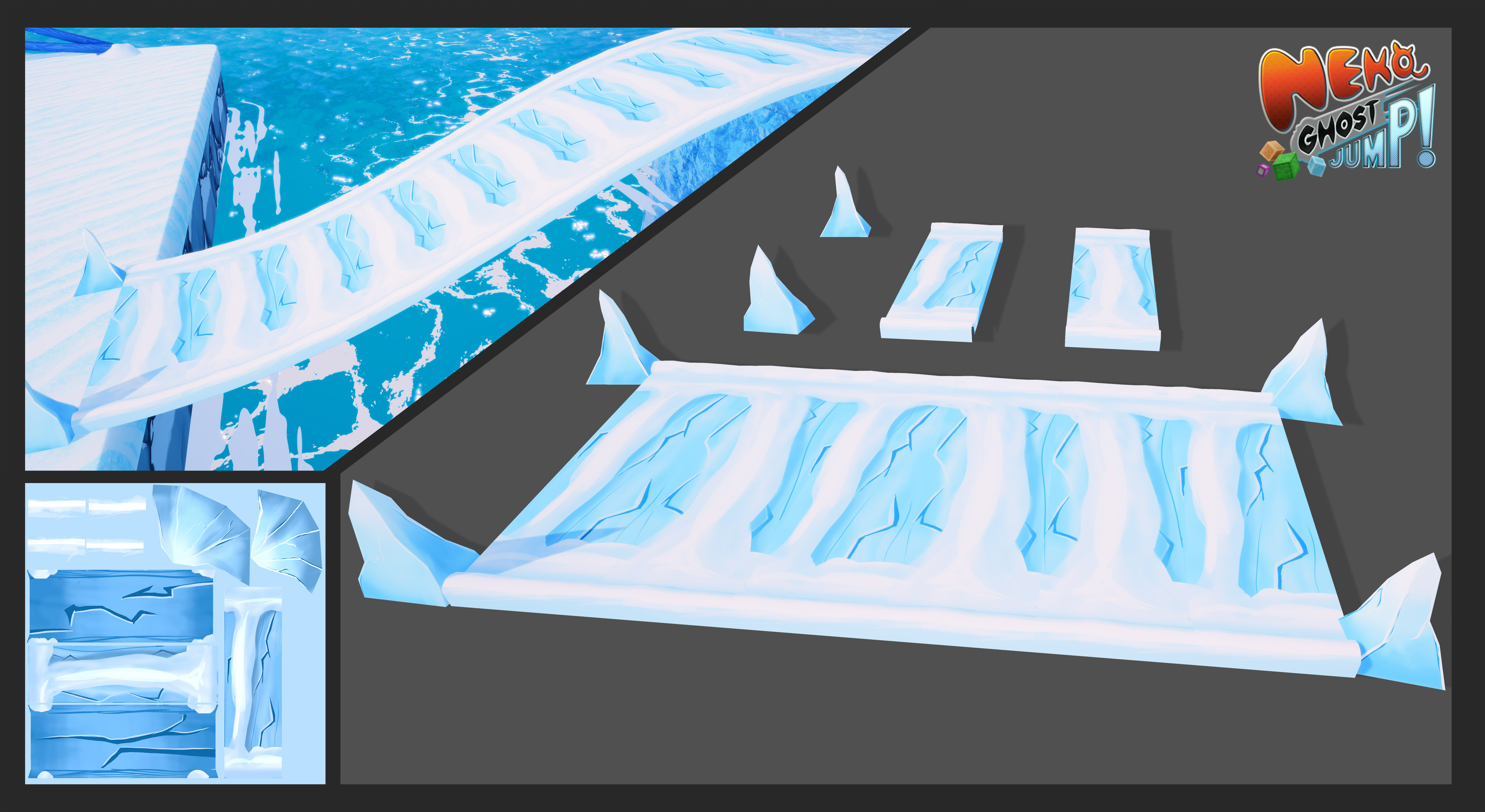 Bridge created for the Icelands Biome Level Select
