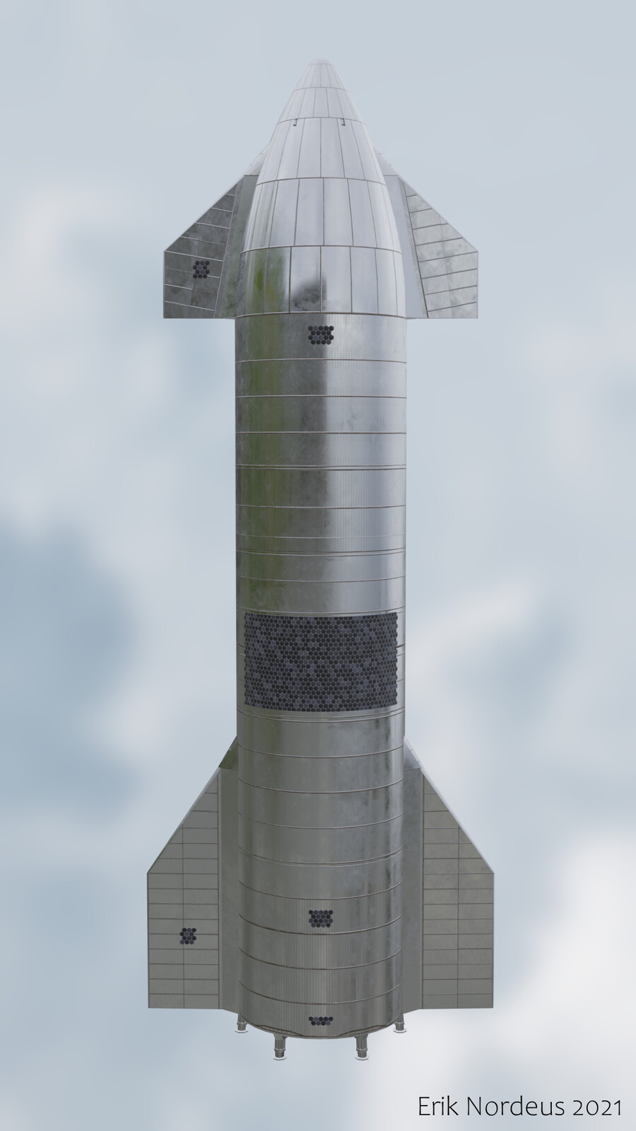 SpaceX Starship prototype rocket