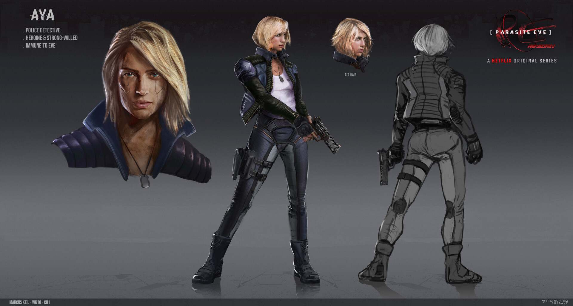 Parasite Eve II Concept Art & Characters