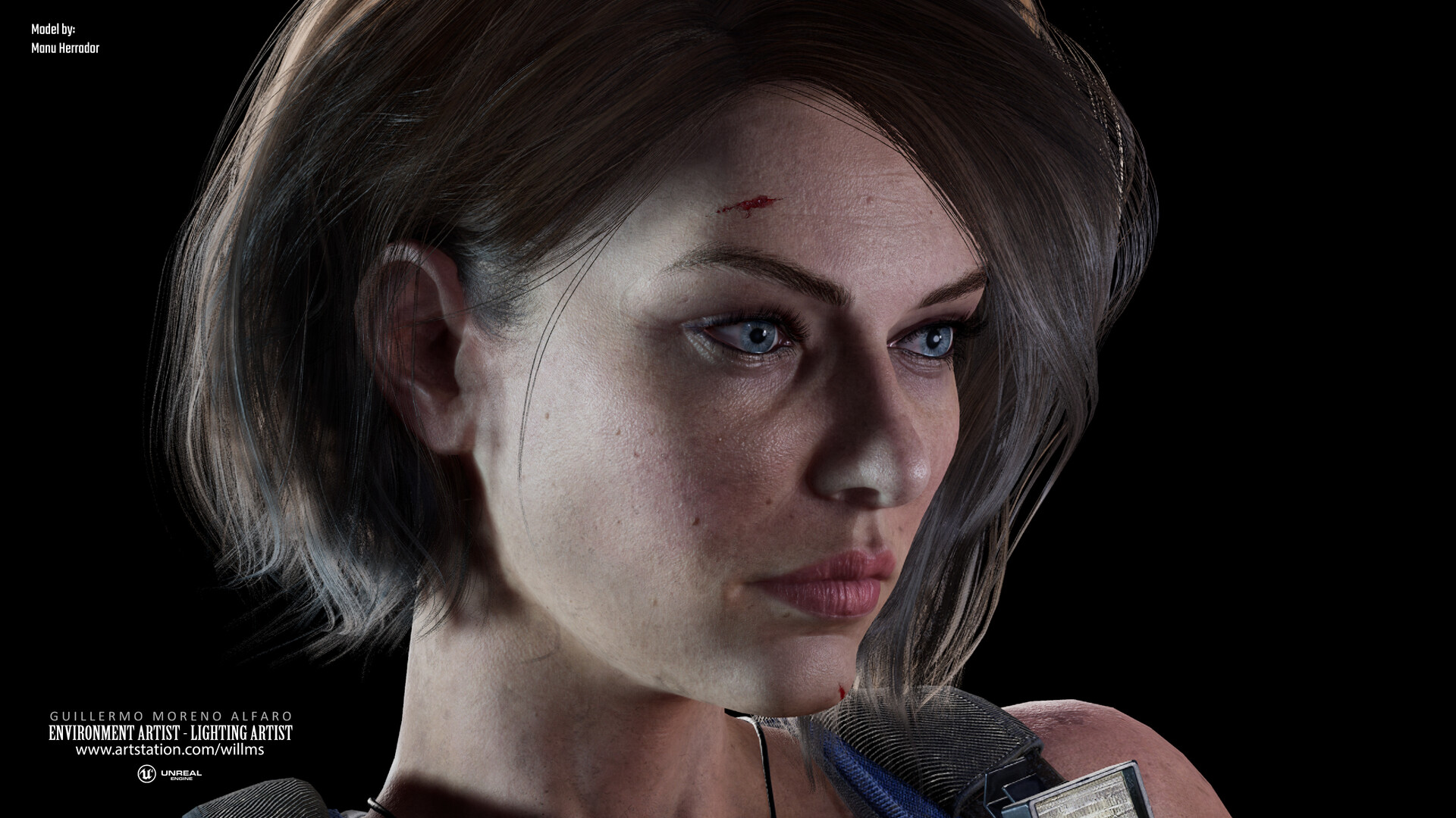 ArtStation - Jill Valentine (Resident Evil 3 Remake) Fan Art.