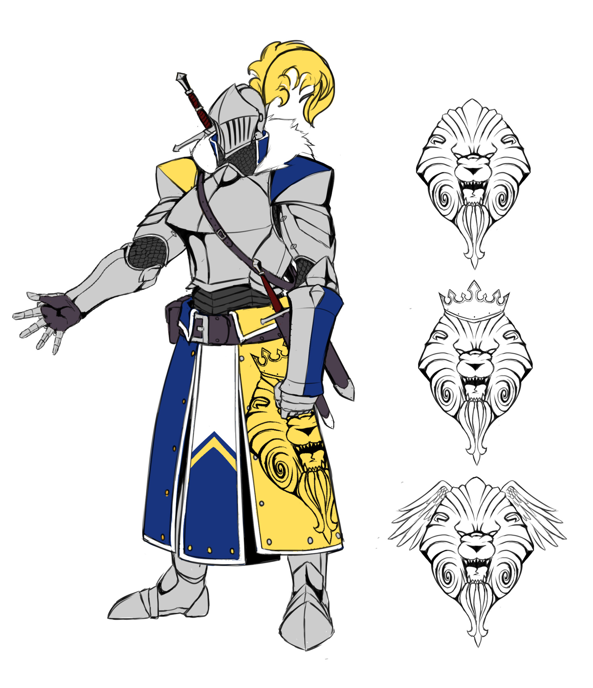 ArtStation - Holy Knight Concept