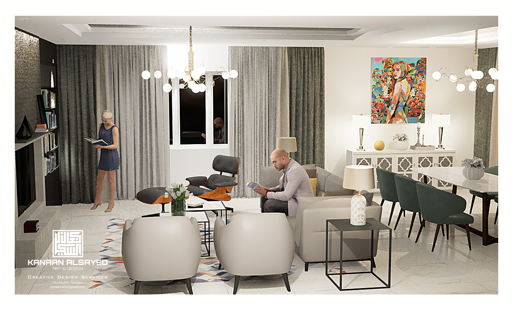 ArtStation Kanaan Alsayed Art & Design INTERIOR DESIGN