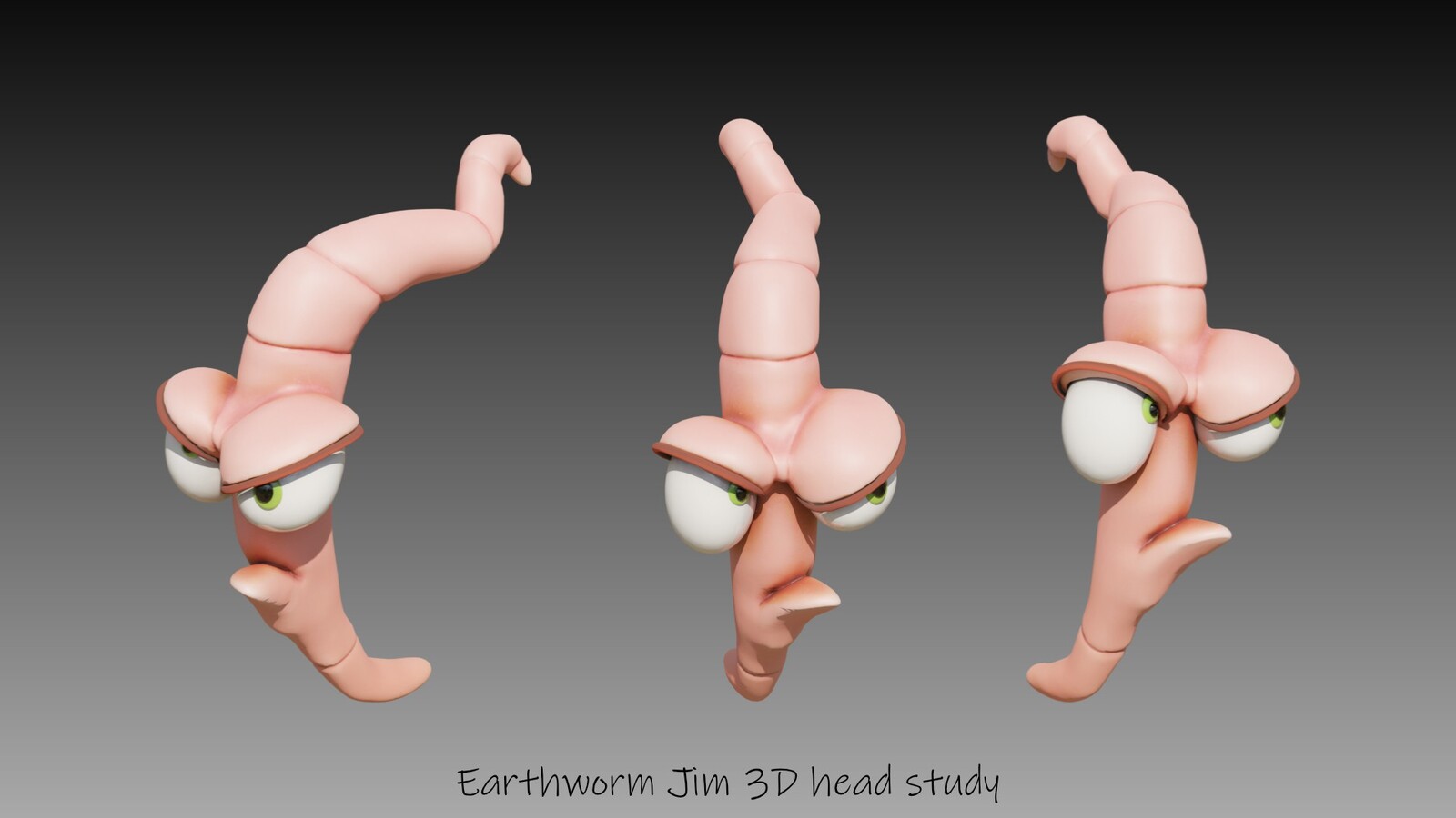 Earthworm Jim Head Study