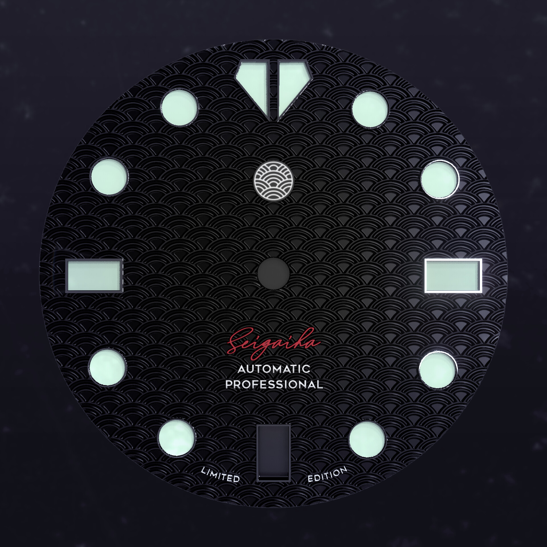 Seigaiha dial on sale