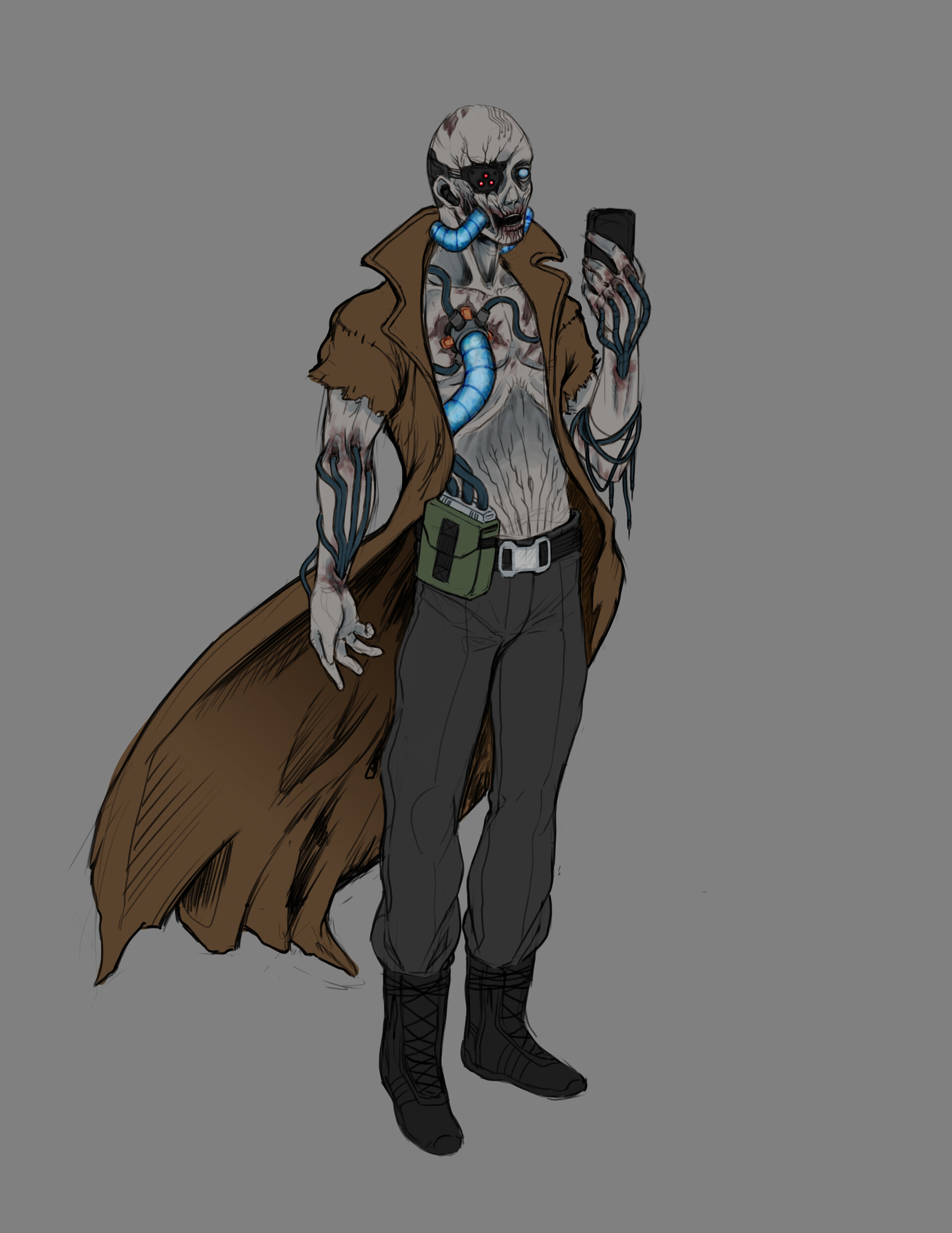 ArtStation concept tech zombie