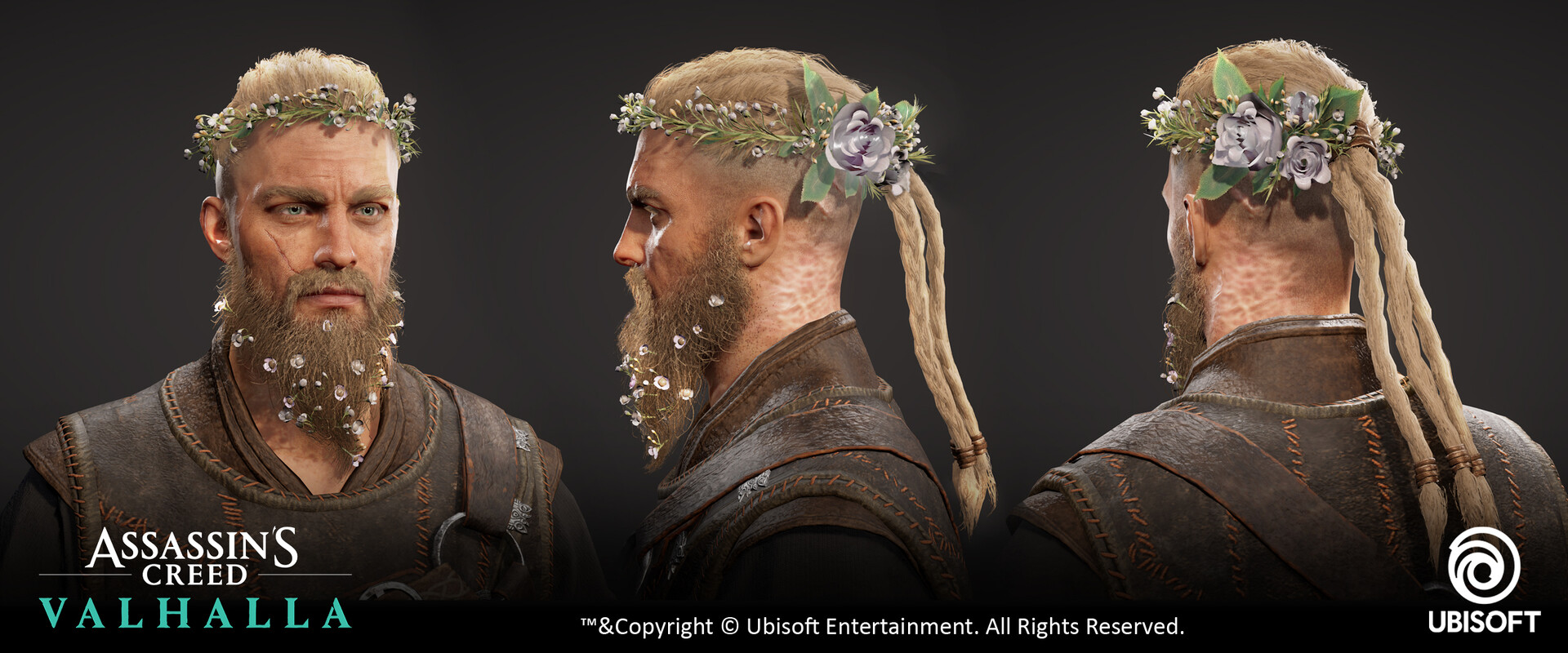 Dominique Gagné Assassin's Creed Valhalla Helmets and Hairstyles