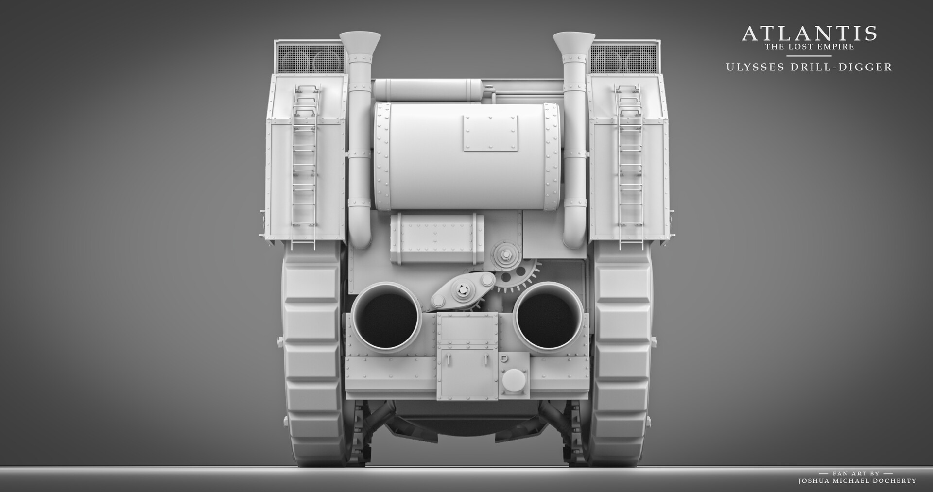 ArtStation - Atlantis: The Lost Empire - The Ulysses Drill