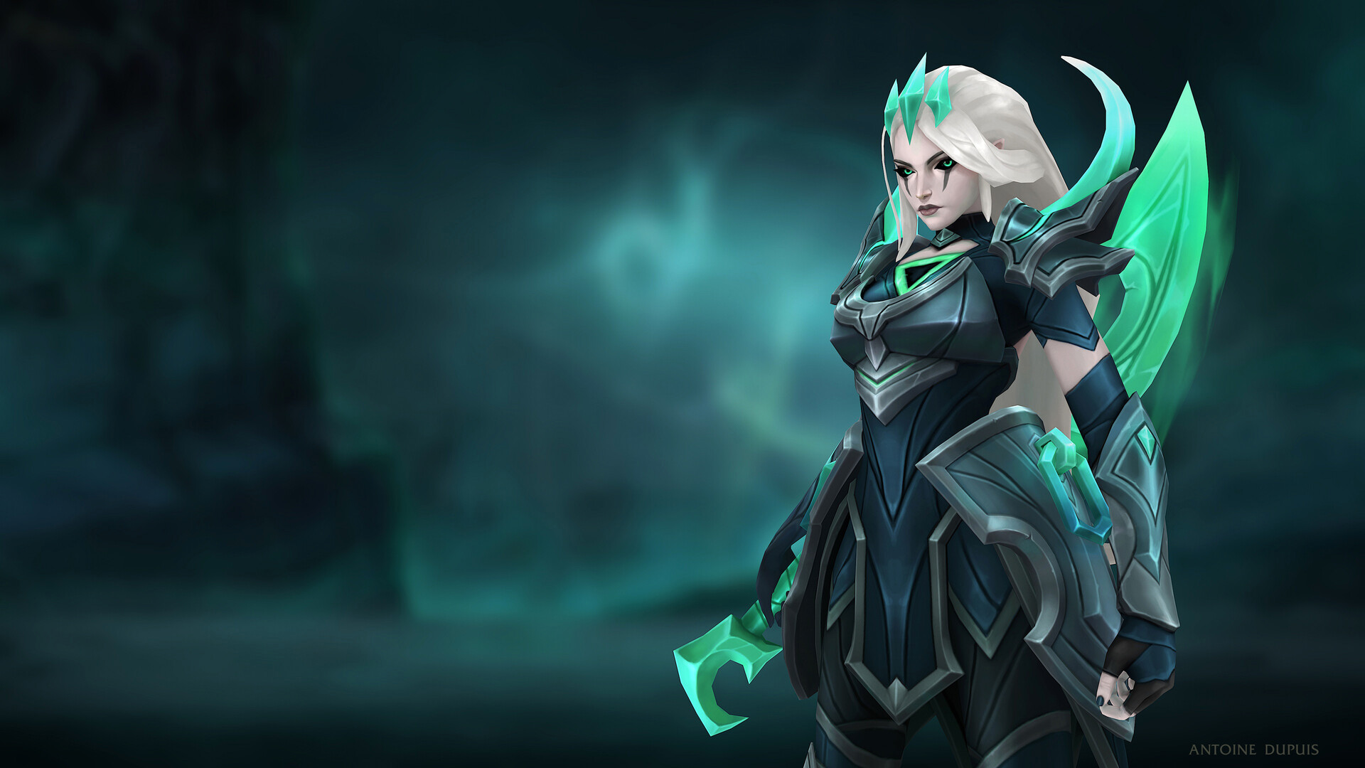 ArtStation - Diana Animated Wallpaper - League of Legends