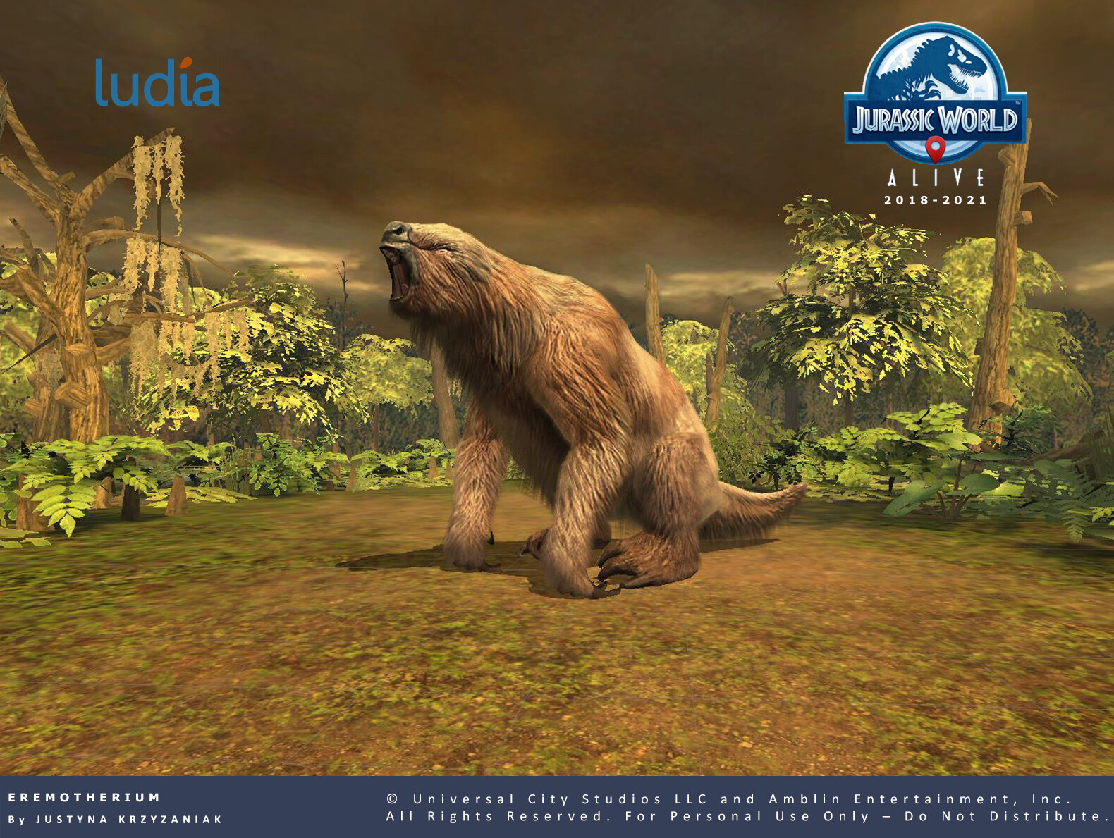 ArtStation Eremotherium (Jurassic World Alive)
