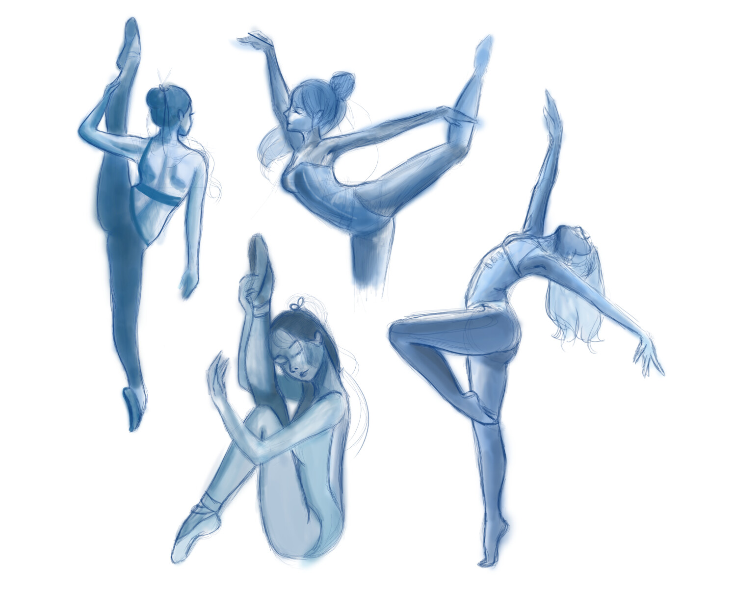 Rehearsal Ballerina Graphics, Designs & Templates