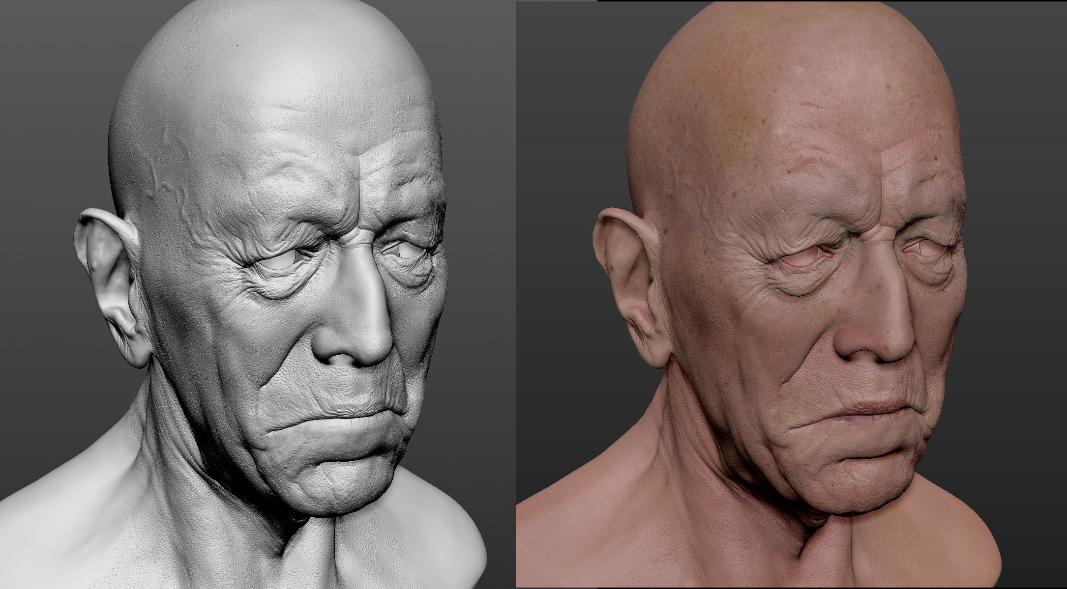 HD sculpt and HD polypaint