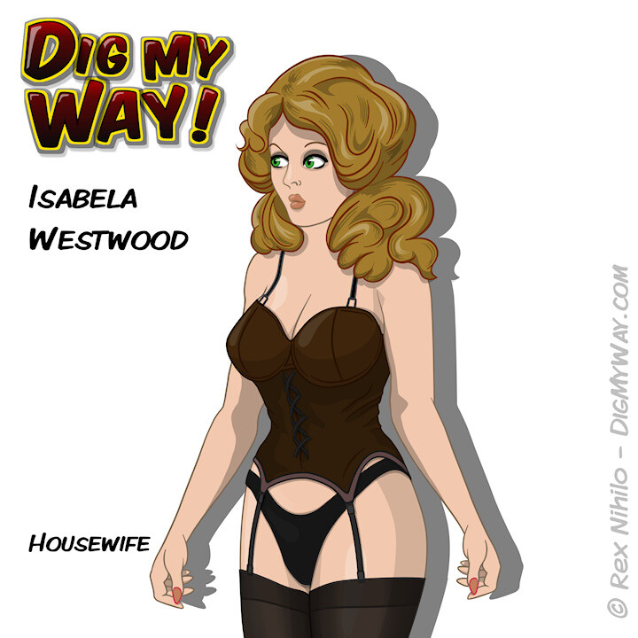 hot wife in sexy lingerie ArtStation - Character Isabela Westwood