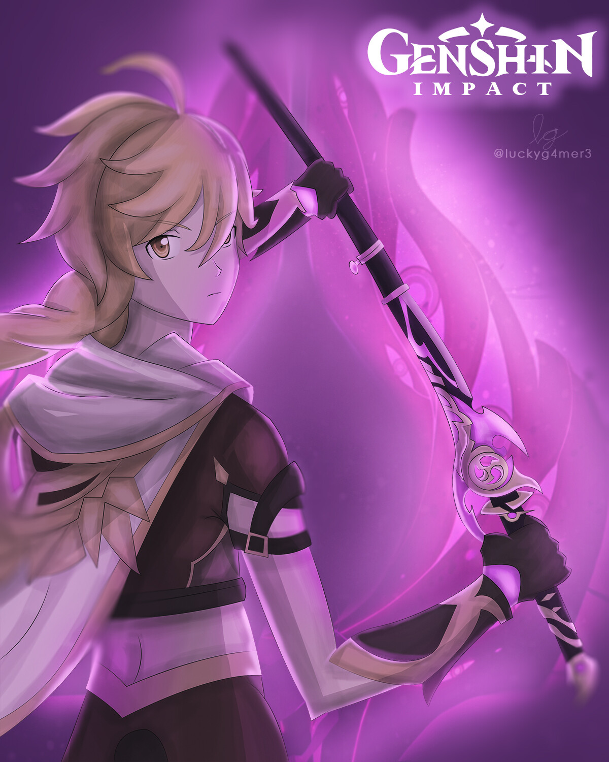 ArtStation - Genshin Impact - Inazuma Arc - Aether poster