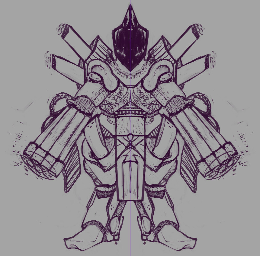 ArtStation - Misc. mech designs