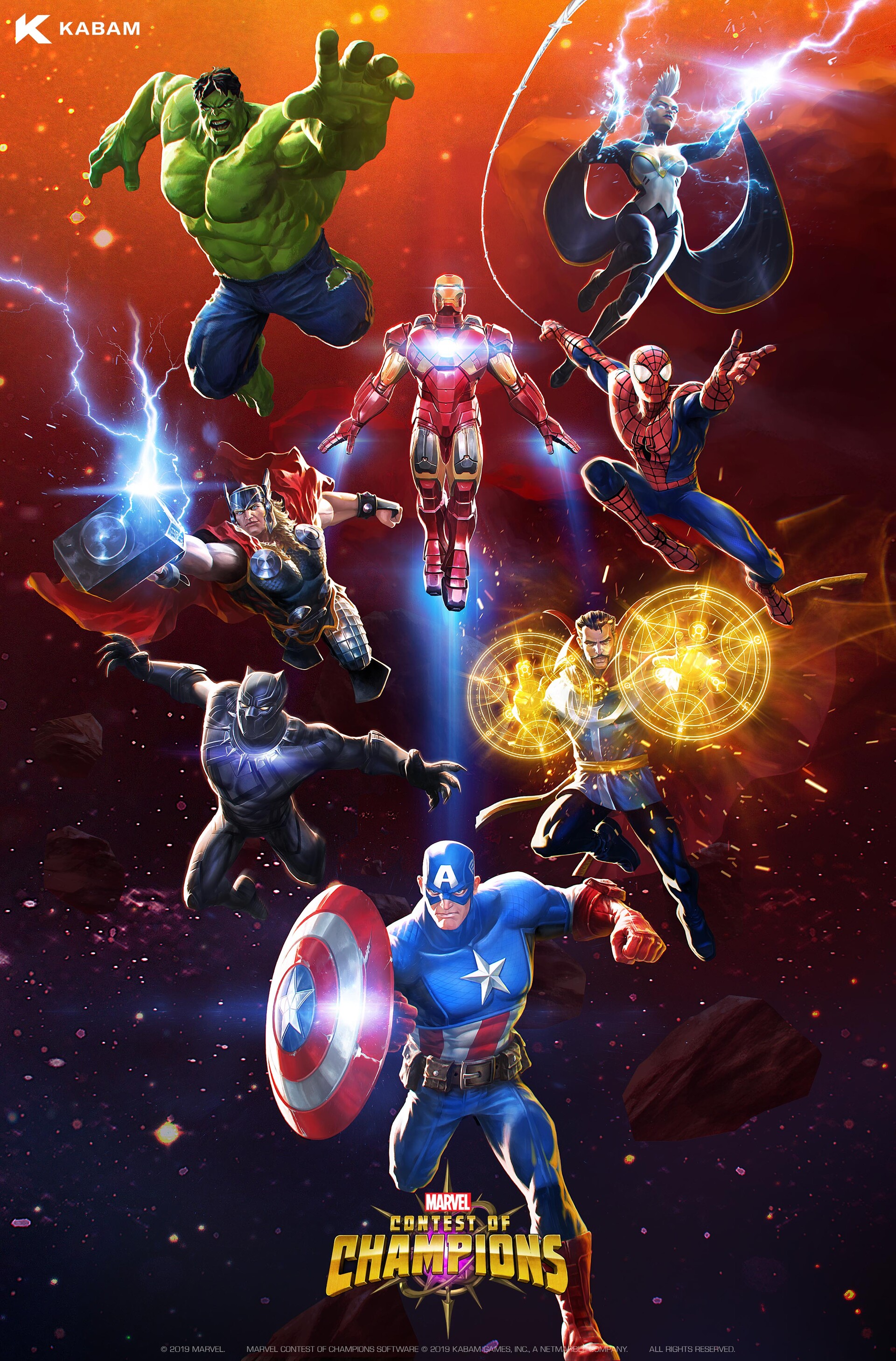 ArtStation - 2019 New York Comicon Marvel Super Heros Poster/Wallpaper |  Marvel Contest of Champions